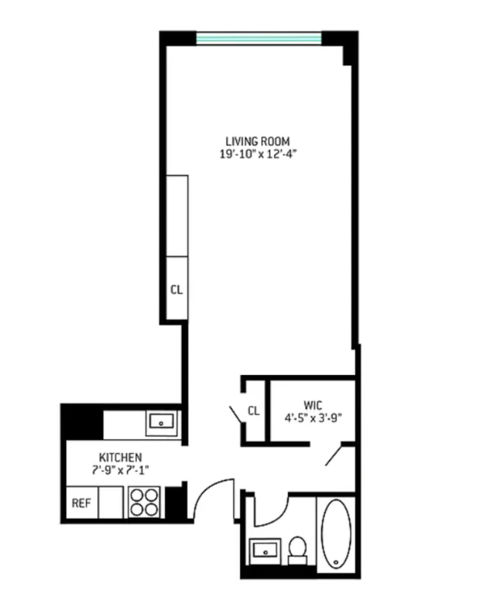 Floorplan for 7 East 14th Street, 303