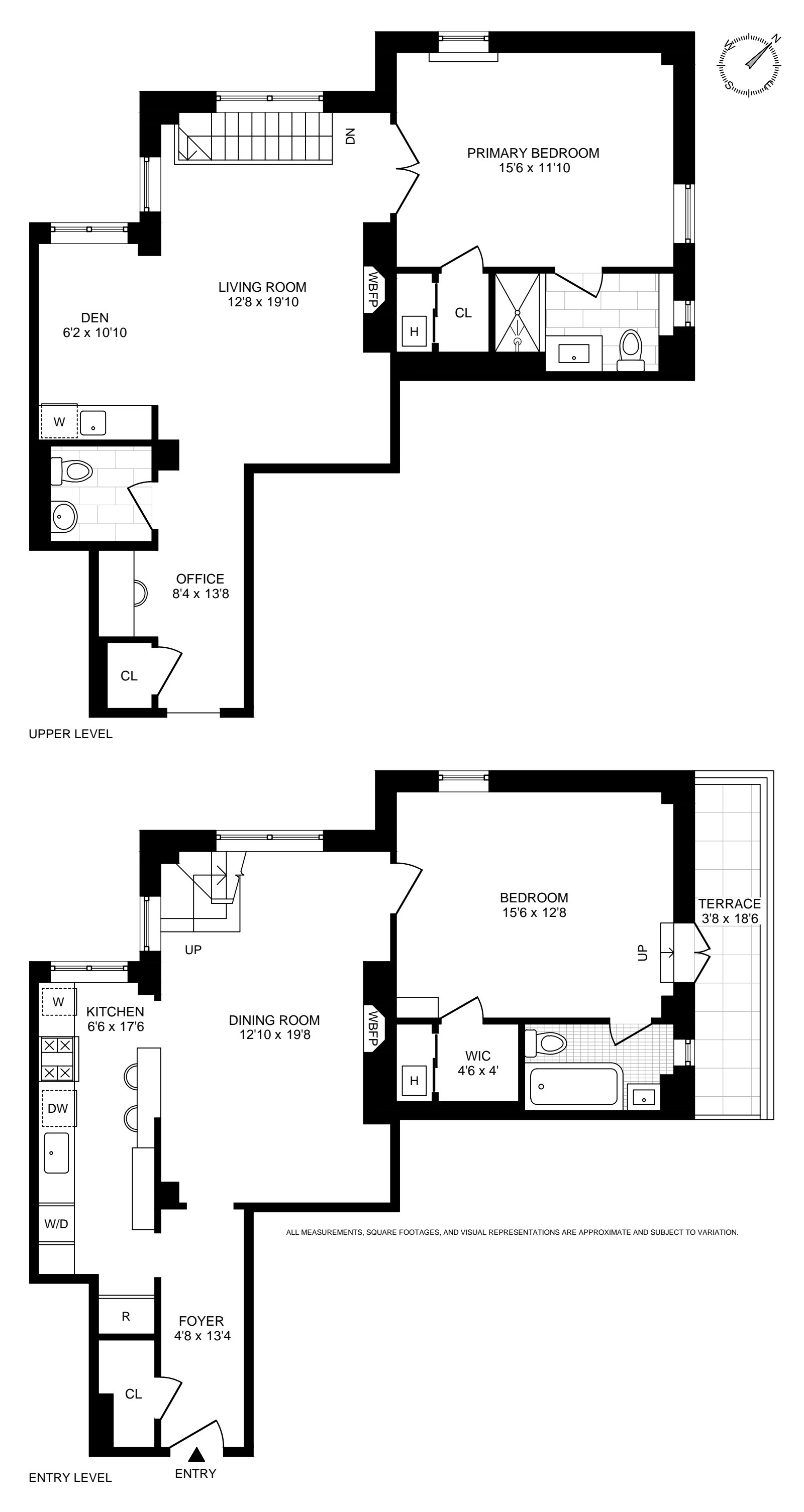 Floorplan for 433 East 51st Street, 11/12G