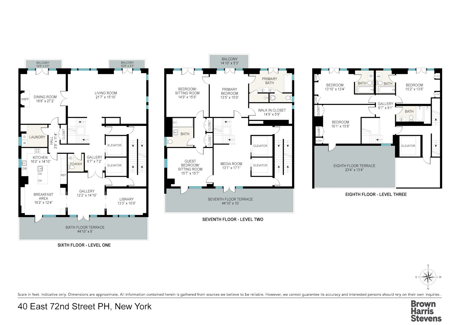 Floorplan for 40 East 72nd Street, PH