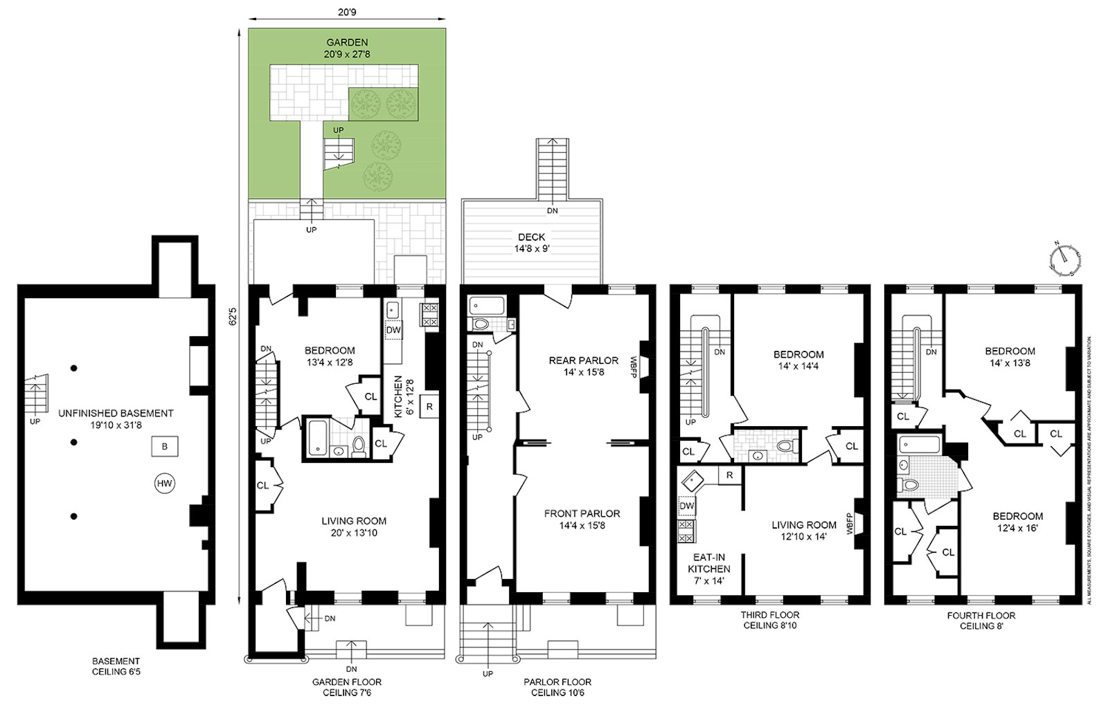 Floorplan for 227 Warren Street