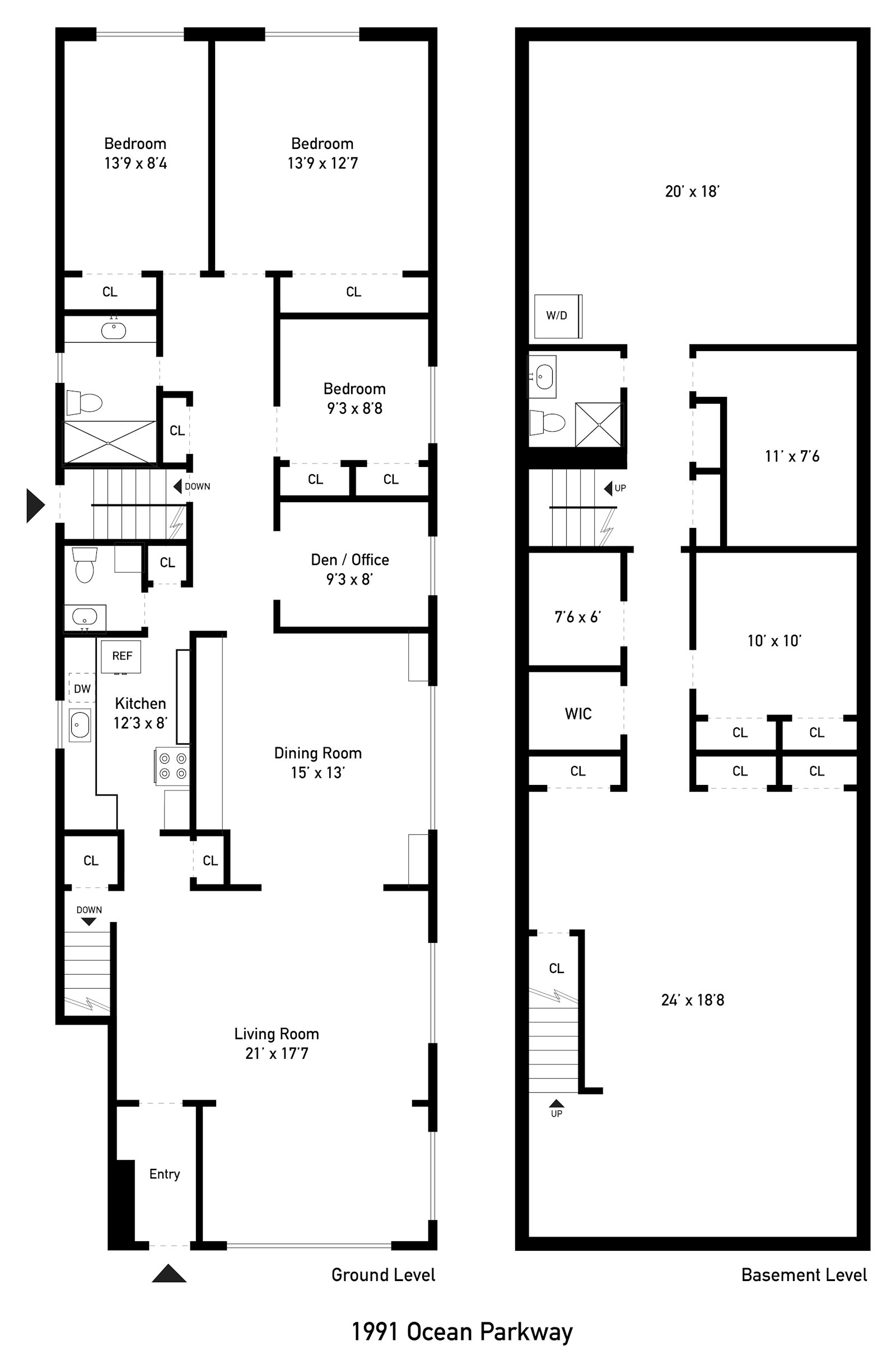 Floorplan for 1991 Ocean Parkway