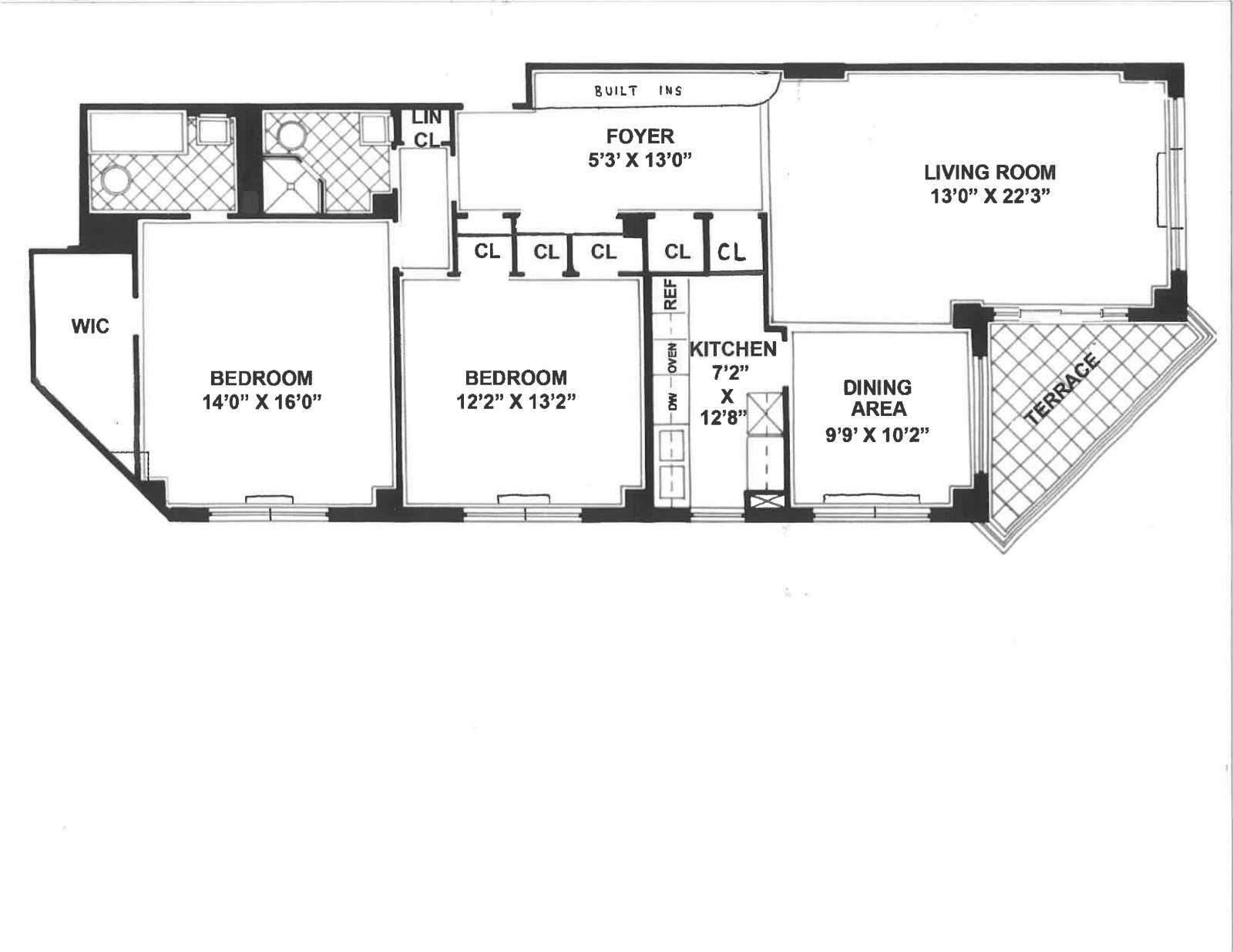 Floorplan for 200 East End Avenue, 7F