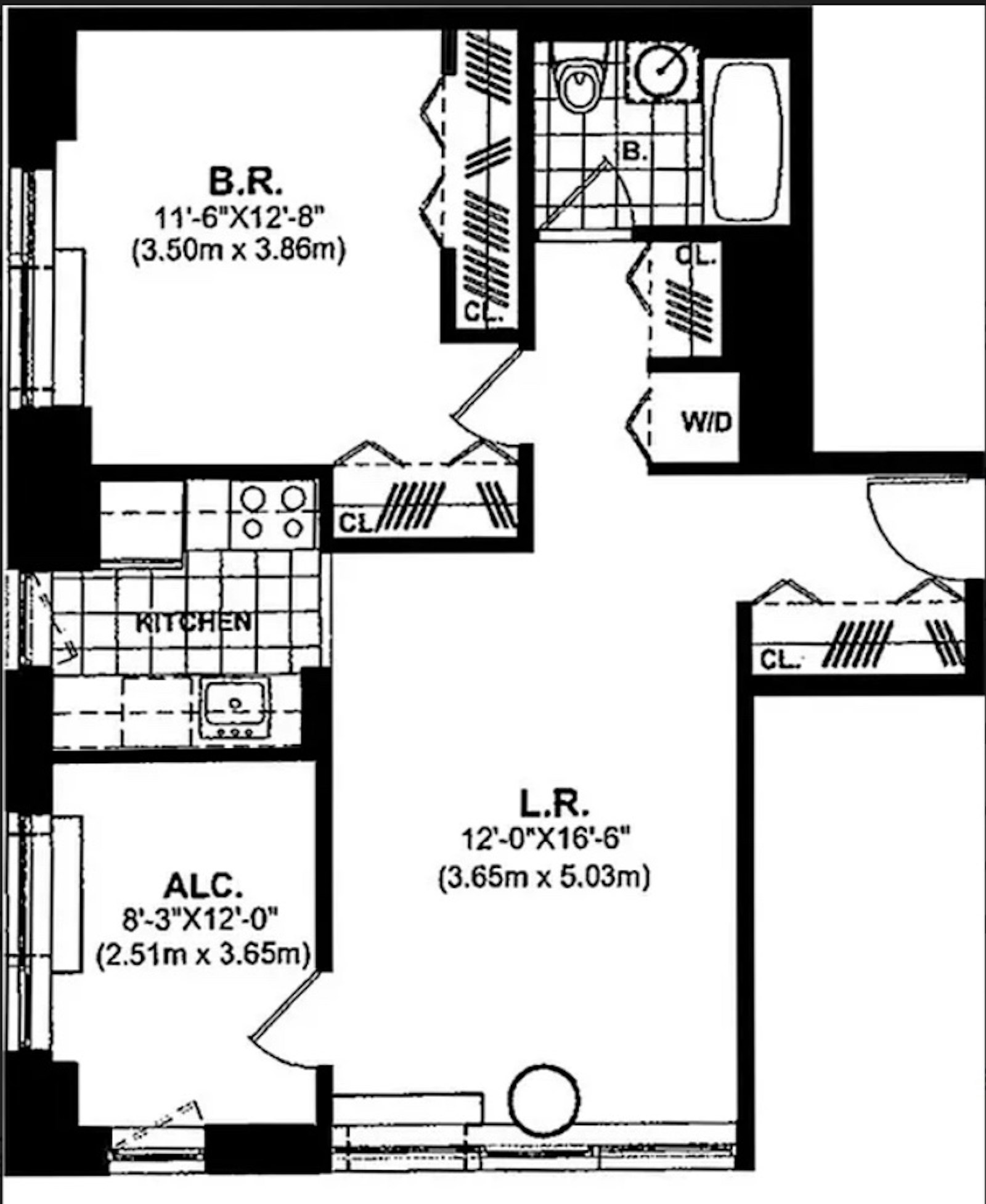 Floorplan for 215 East 96th Street, 41E