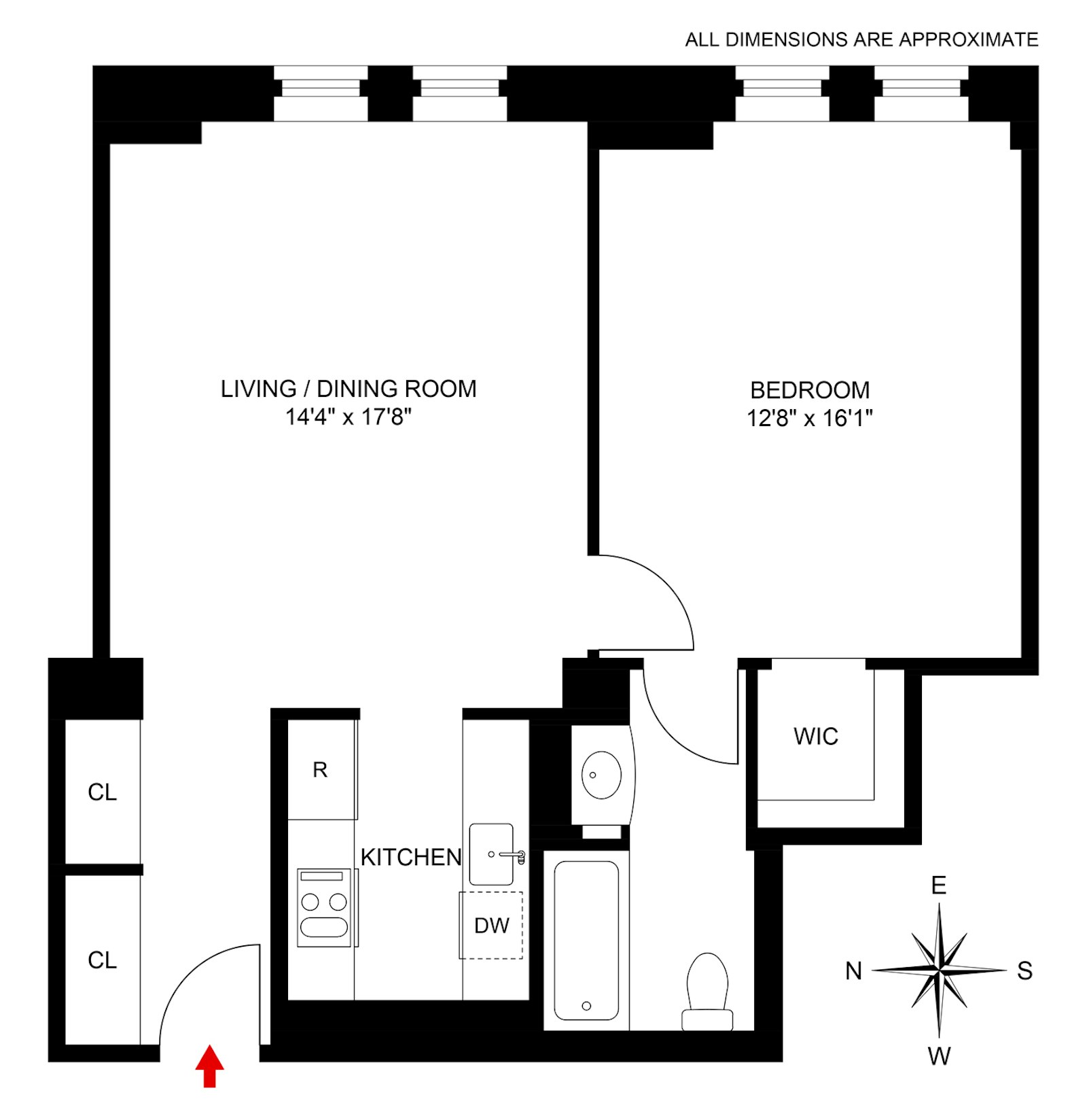 Floorplan for 502 Park Avenue, 11C