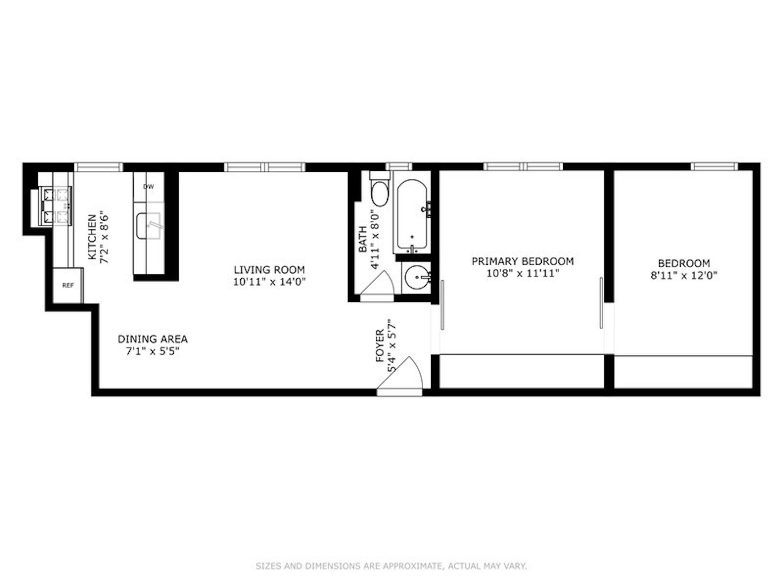 Floorplan for 504 West 111th Street, 52