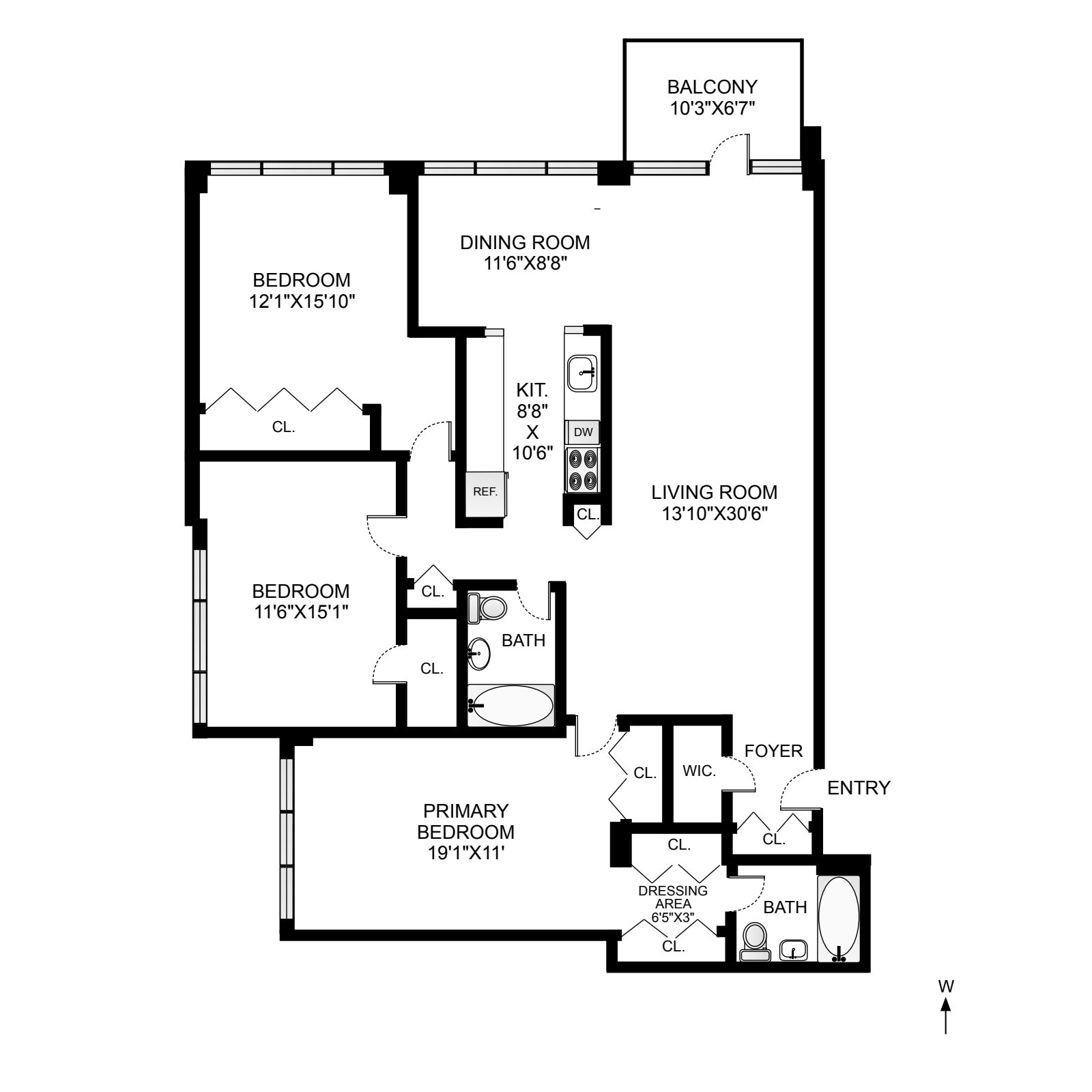 Floorplan for 75 Henry Street, 30K