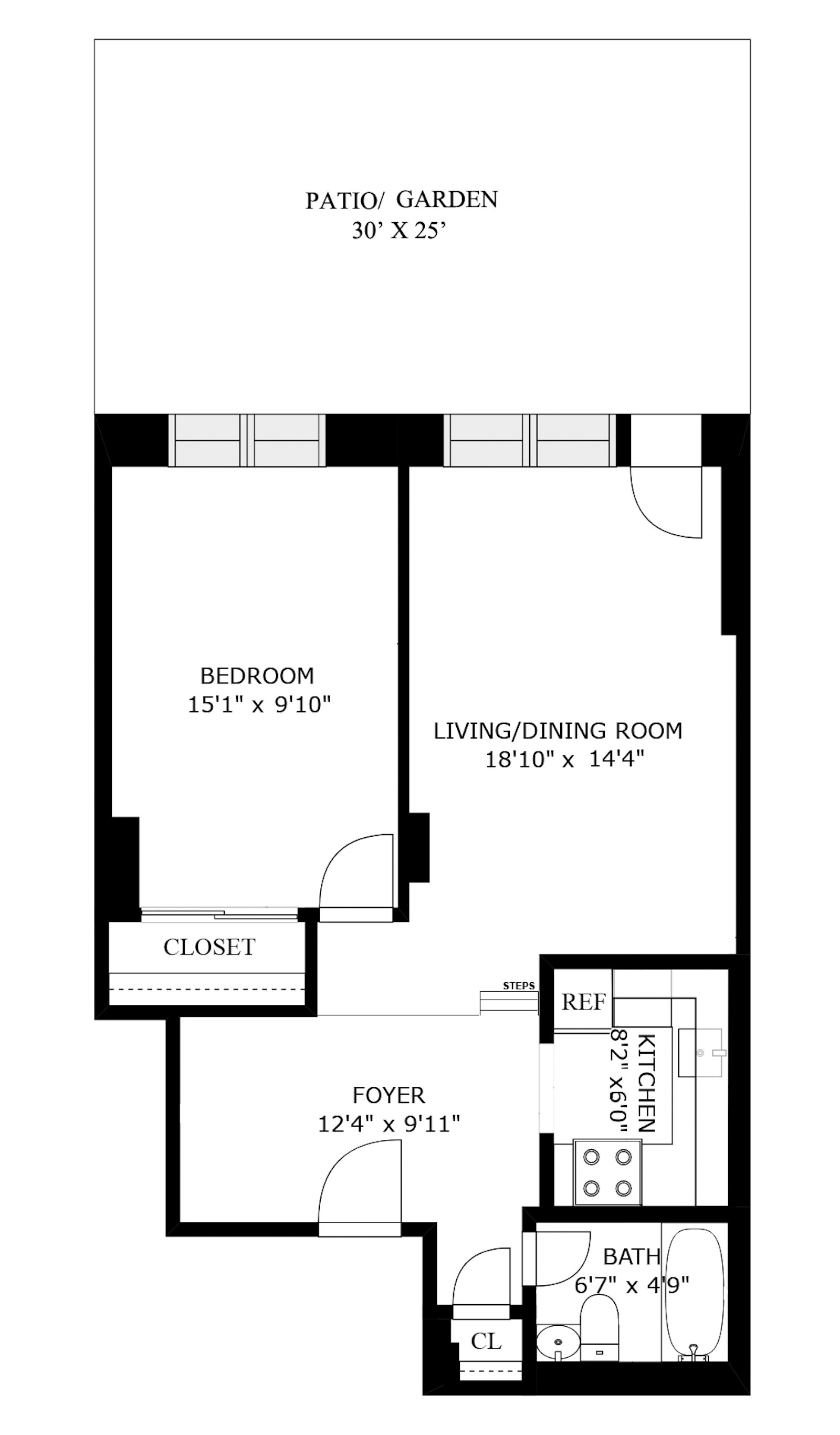 Floorplan for 131 West 85th Street, LA