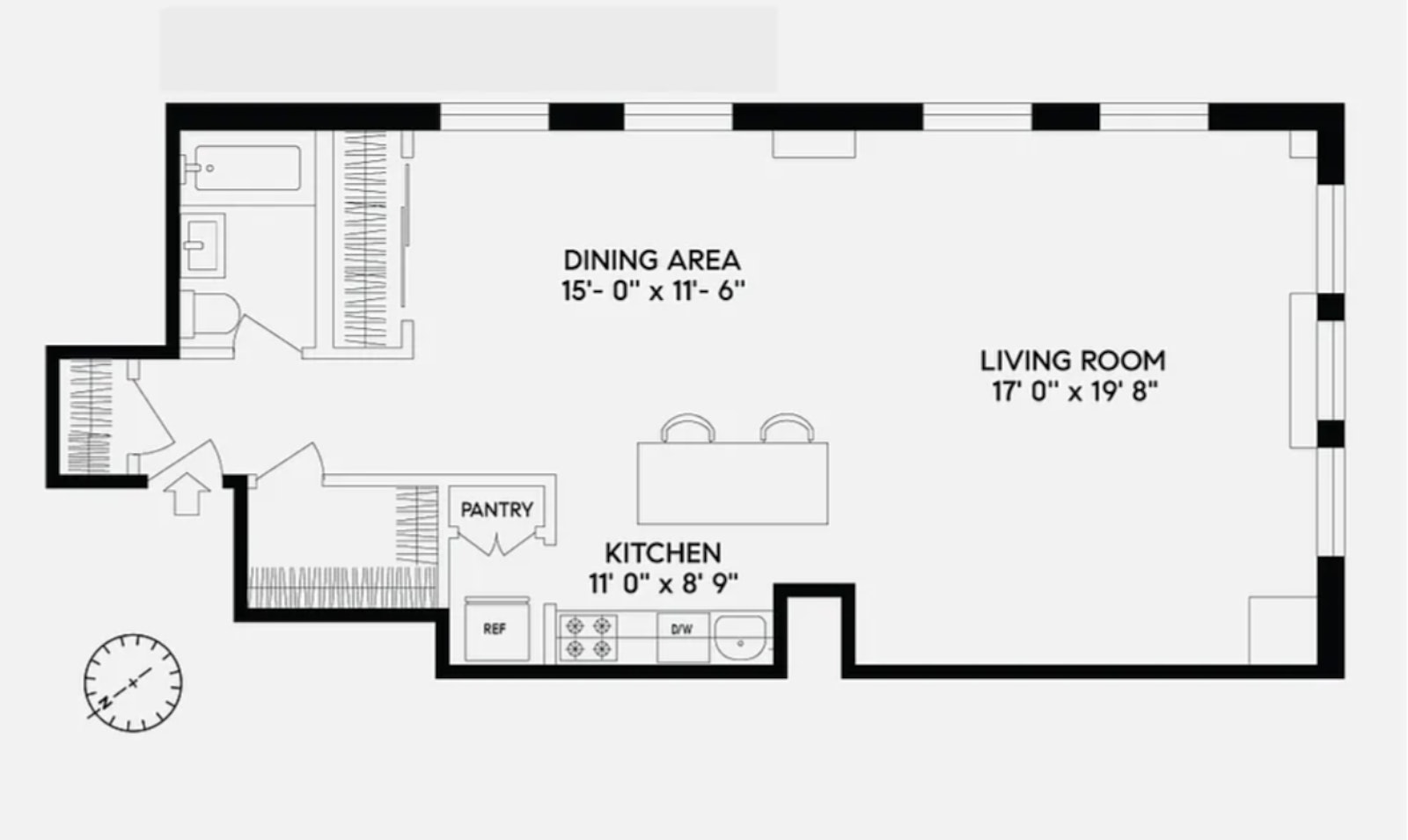 Floorplan for 18 East 12th Street, 8A