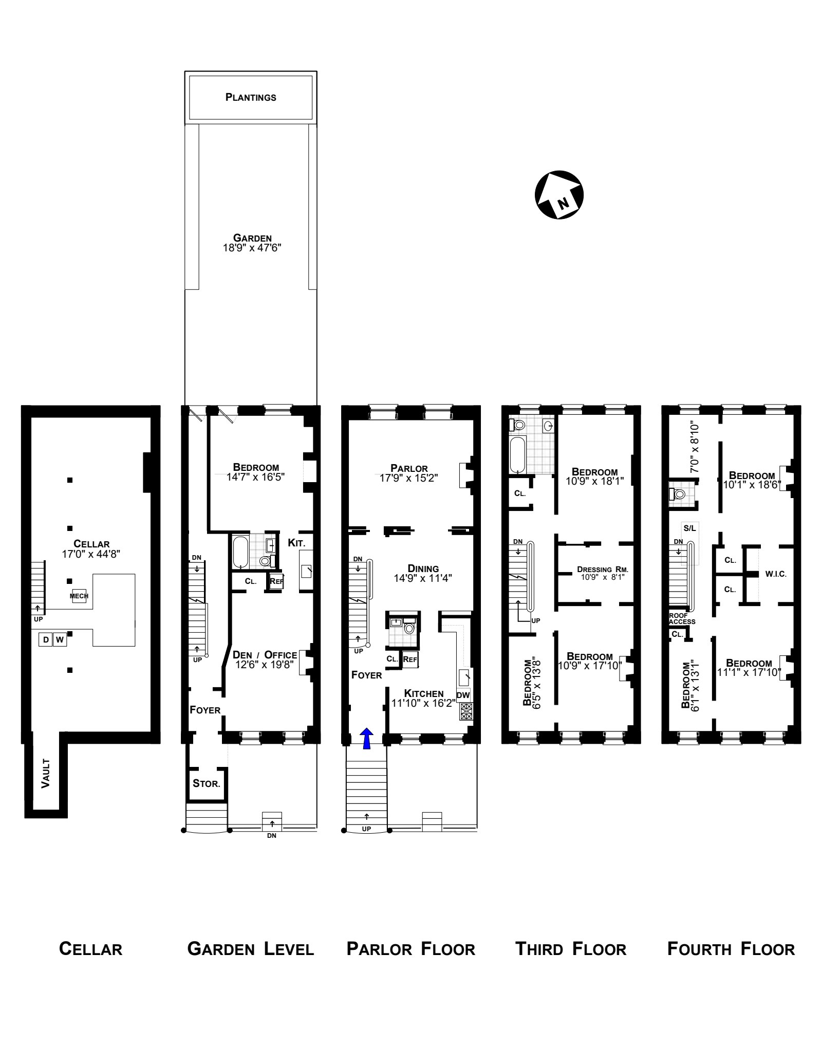 Floorplan for 169 East 94th Street