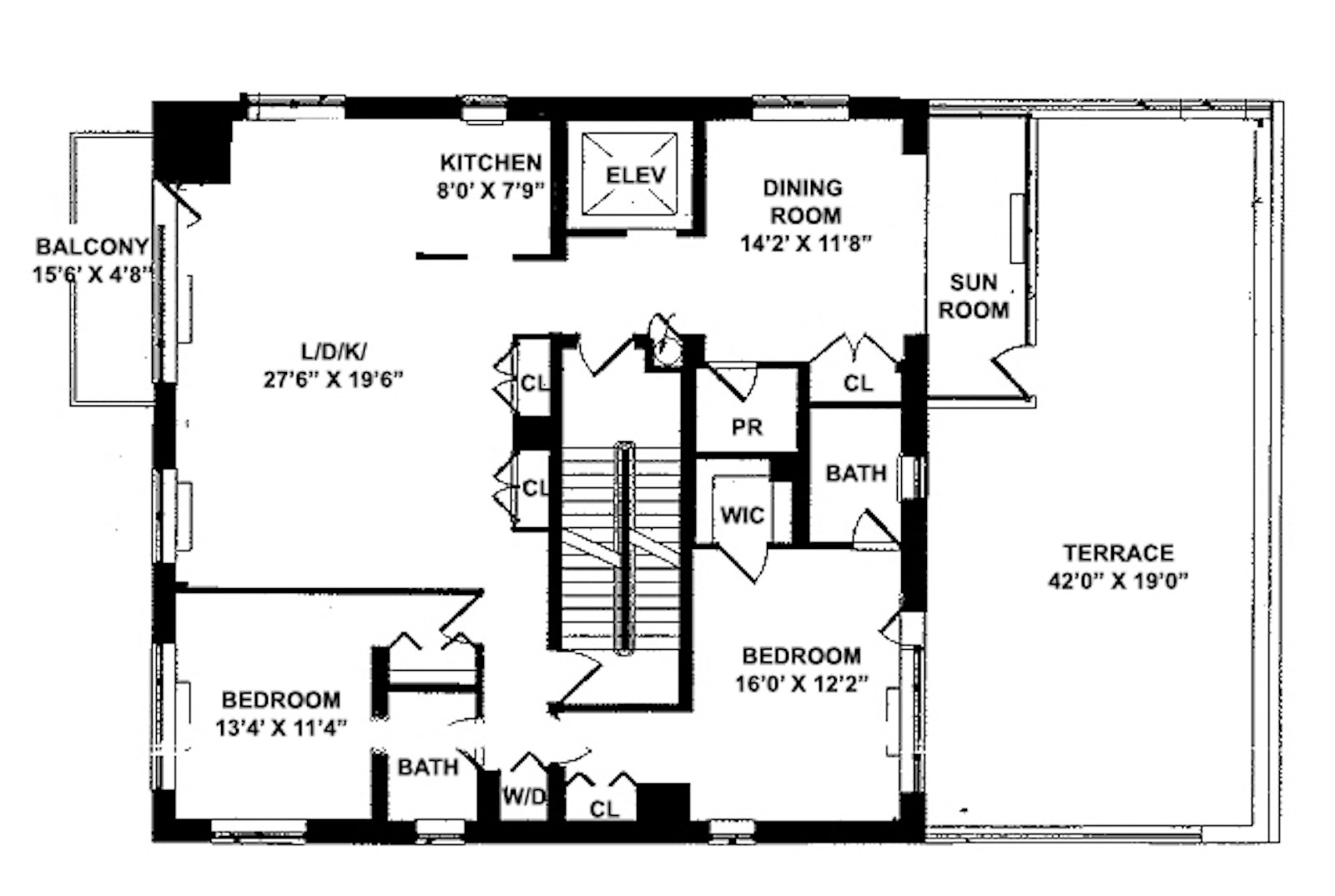 Floorplan for 296 West, 10th Street, 10