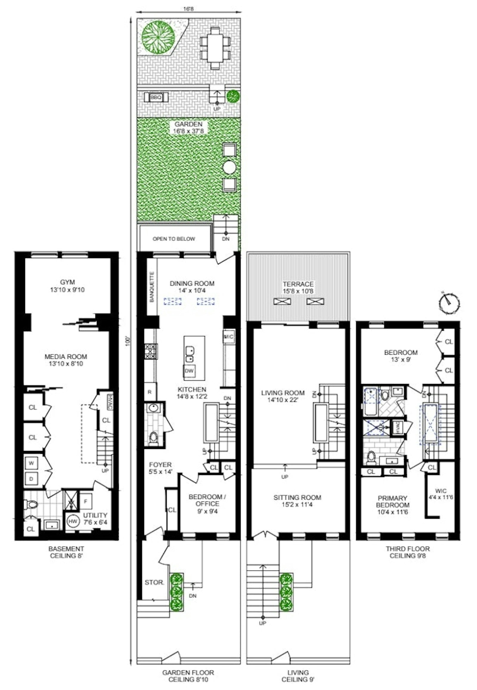 Floorplan for 237A Wyckoff Street