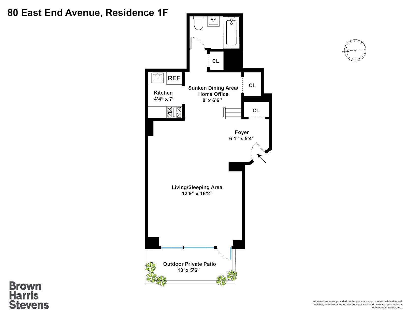 Floorplan for 80 East End Avenue, 1F