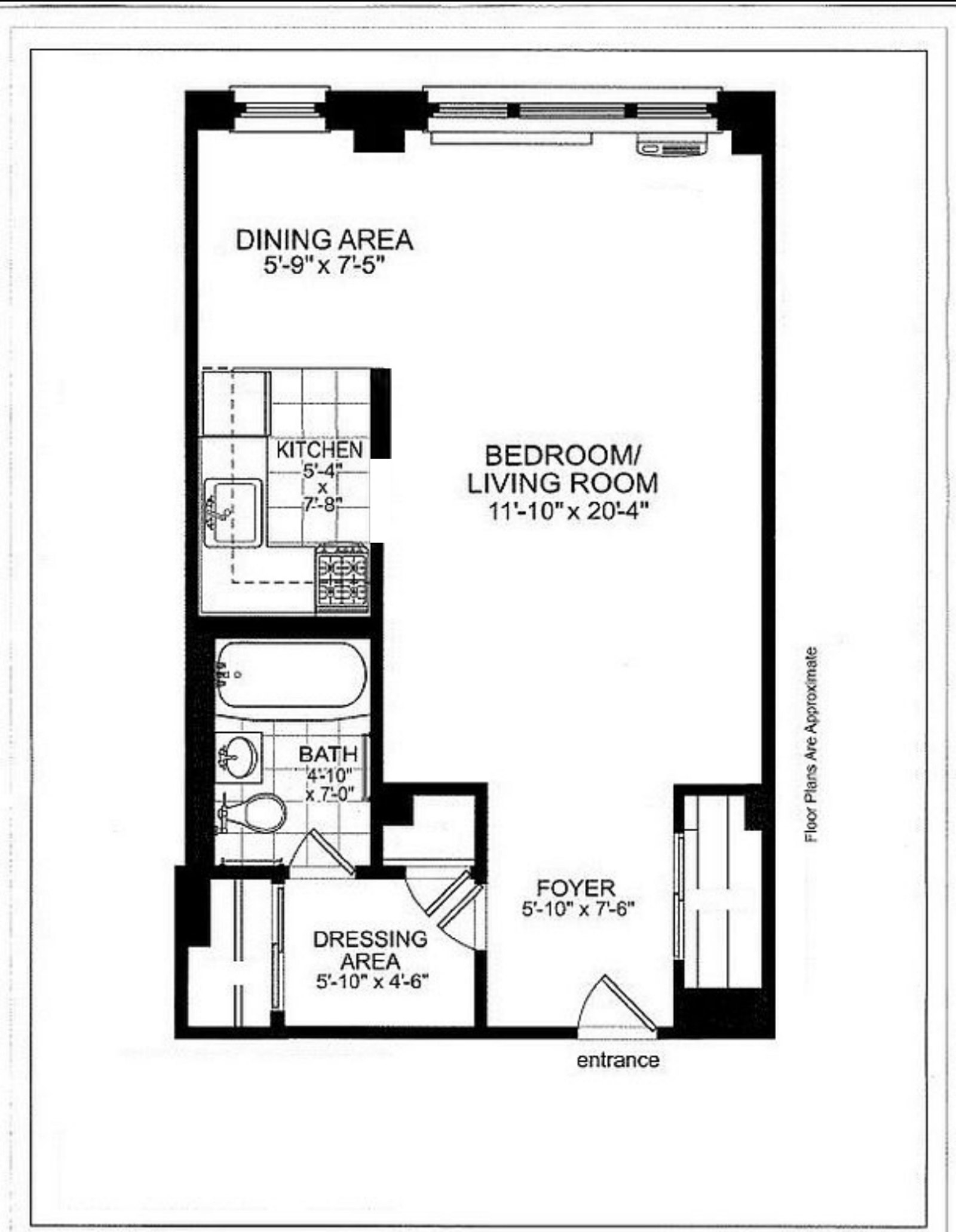 Floorplan for 250 East 39th Street, 2N