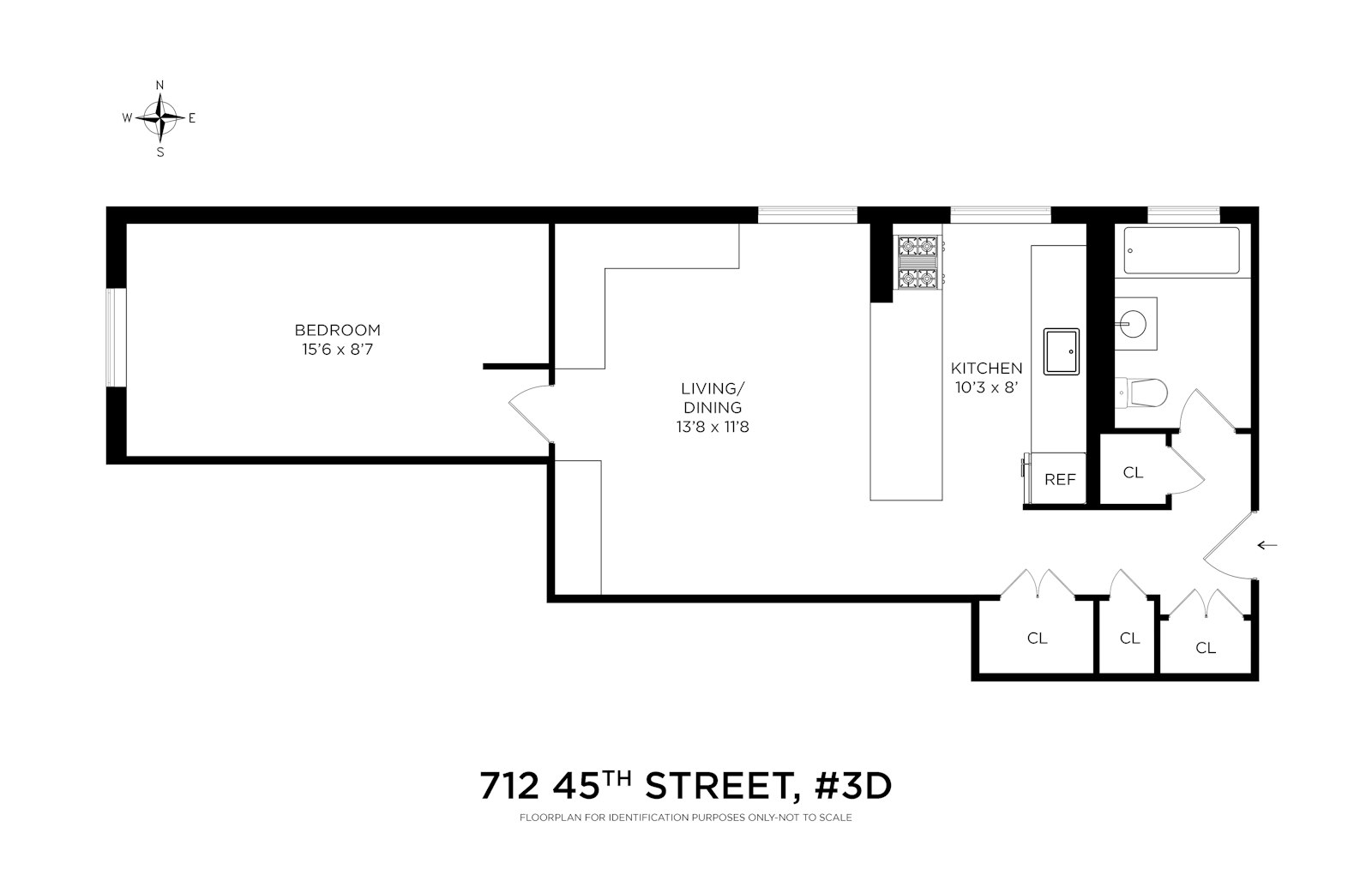 Floorplan for 712 45th Street, 3D