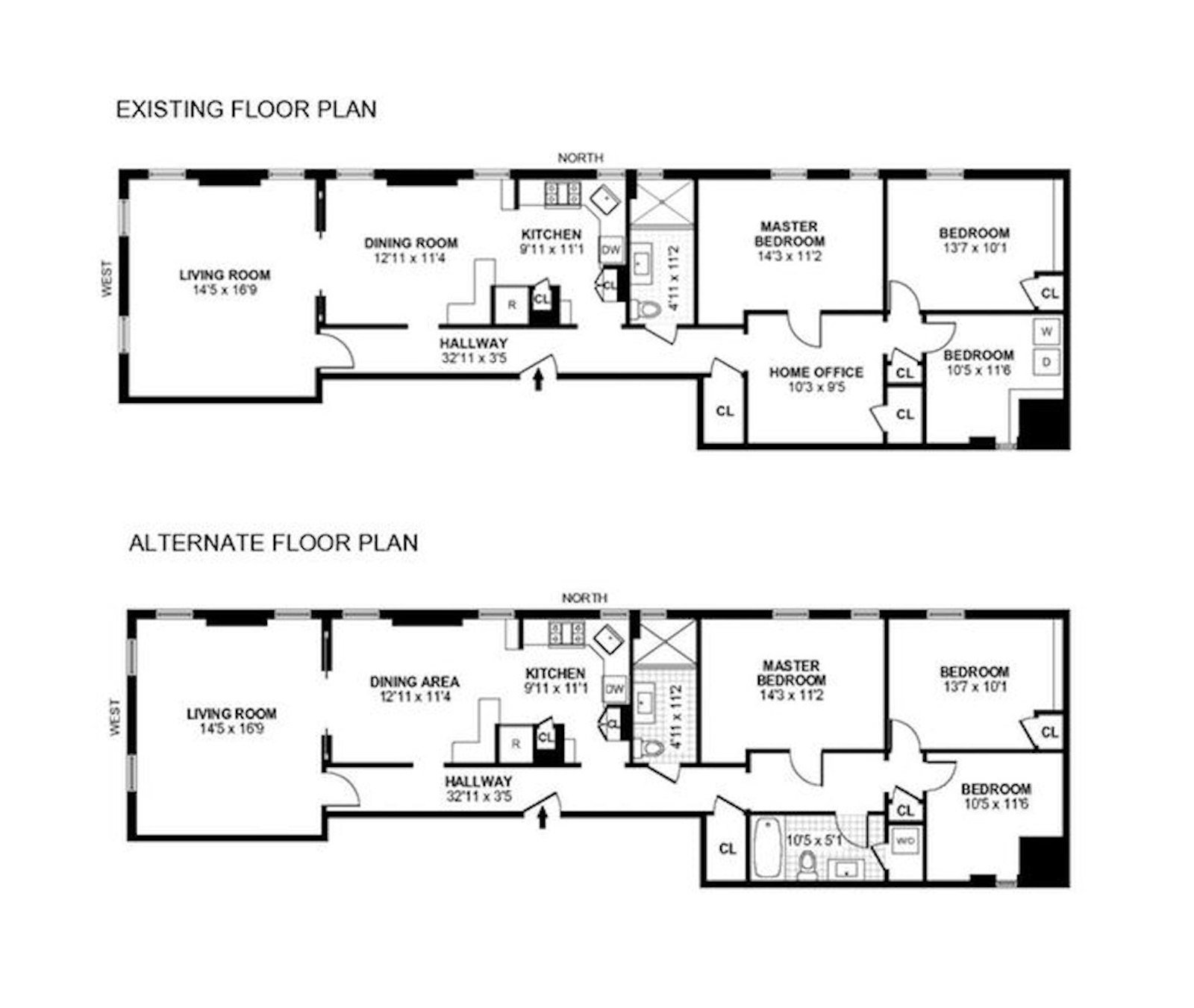 Floorplan for 385 Clinton Avenue