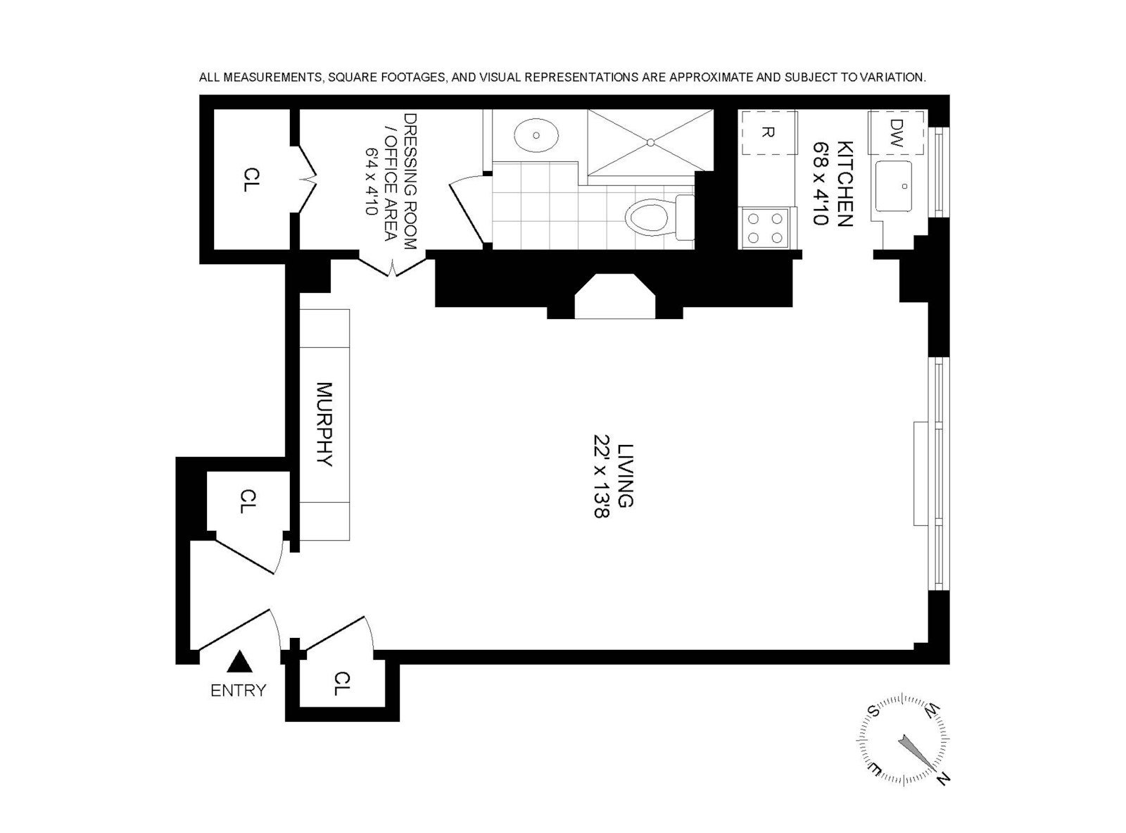 Floorplan for 220 East 73rd Street, 9E