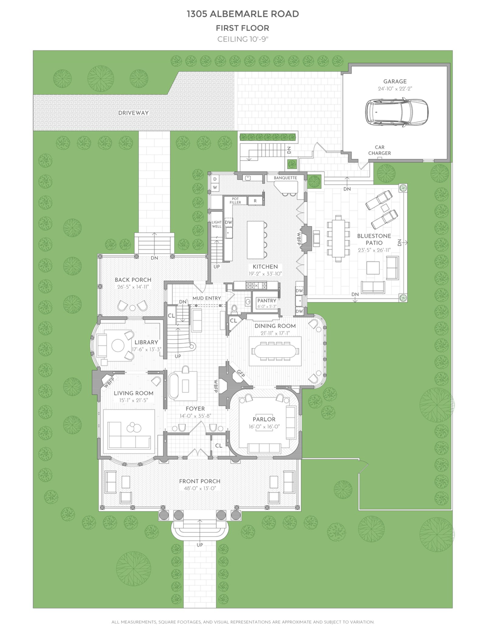 Floorplan for 1305 Albemarle Road