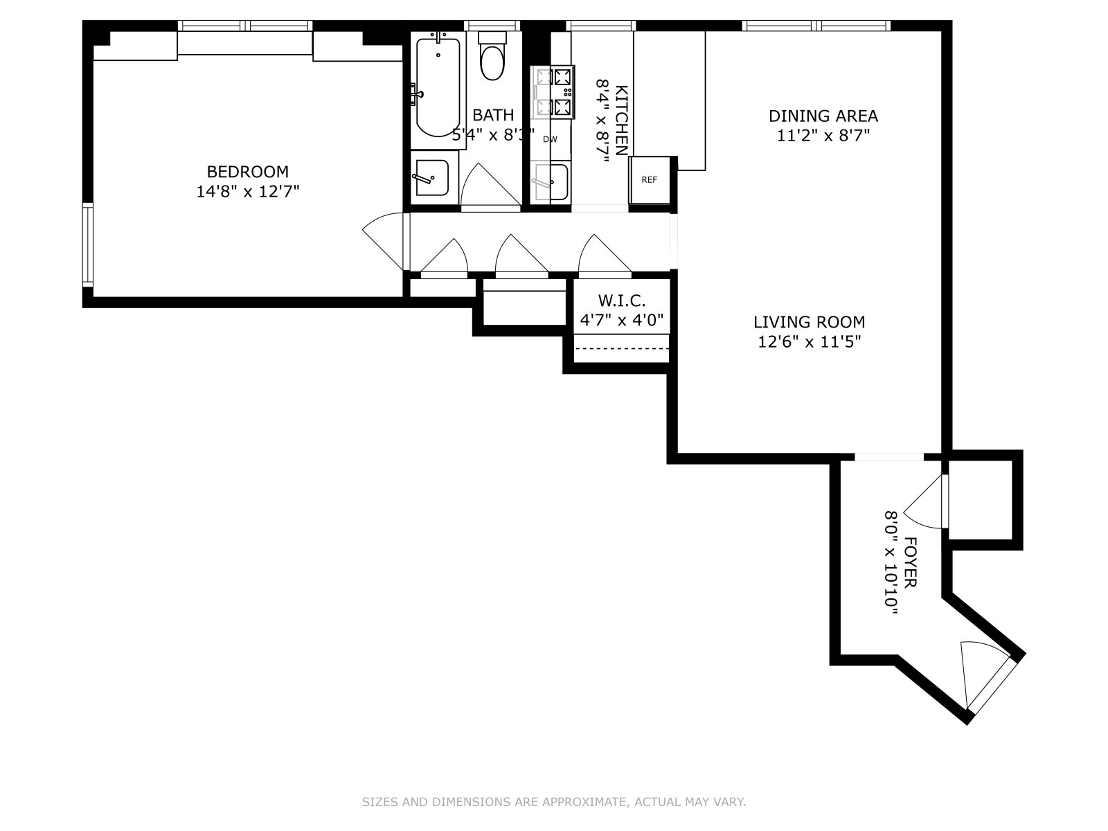 Floorplan for 425 East 51st Street, 5E