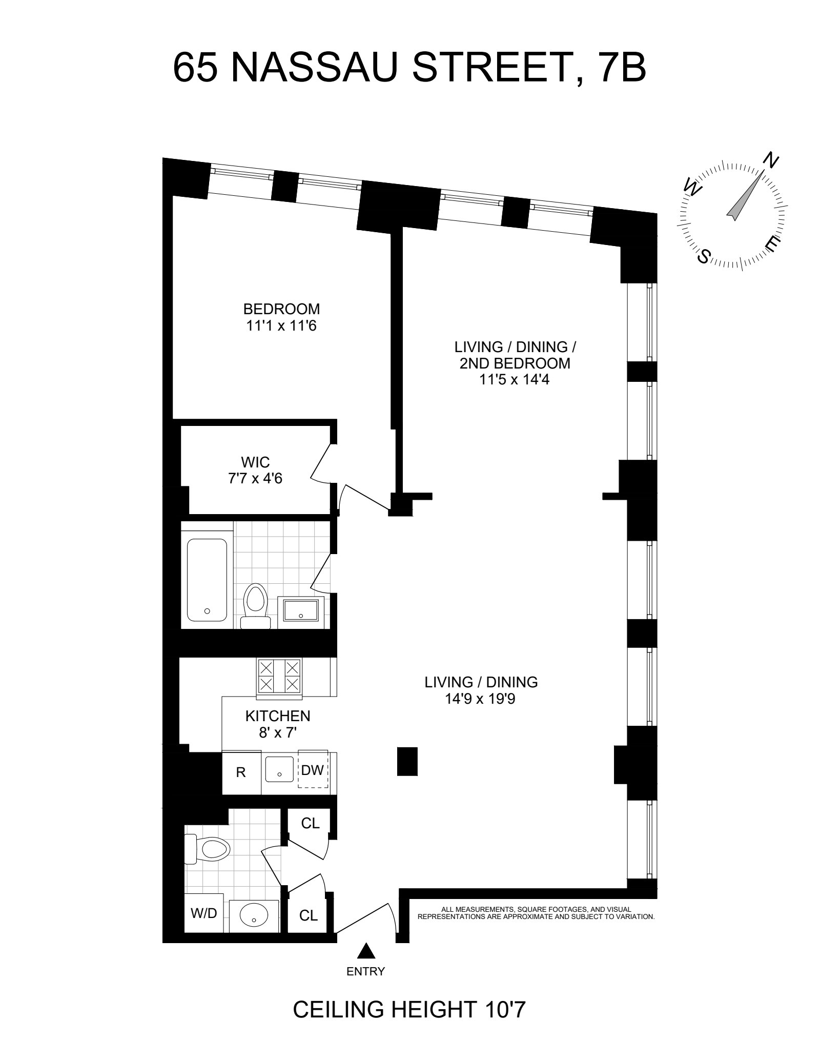 Floorplan for 65 Nassau Street