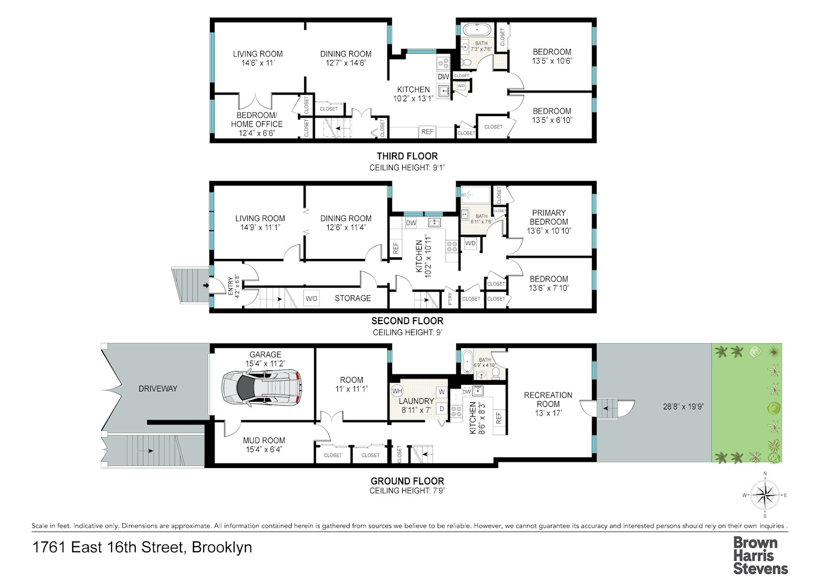 Floorplan for 1761 East 16th Street