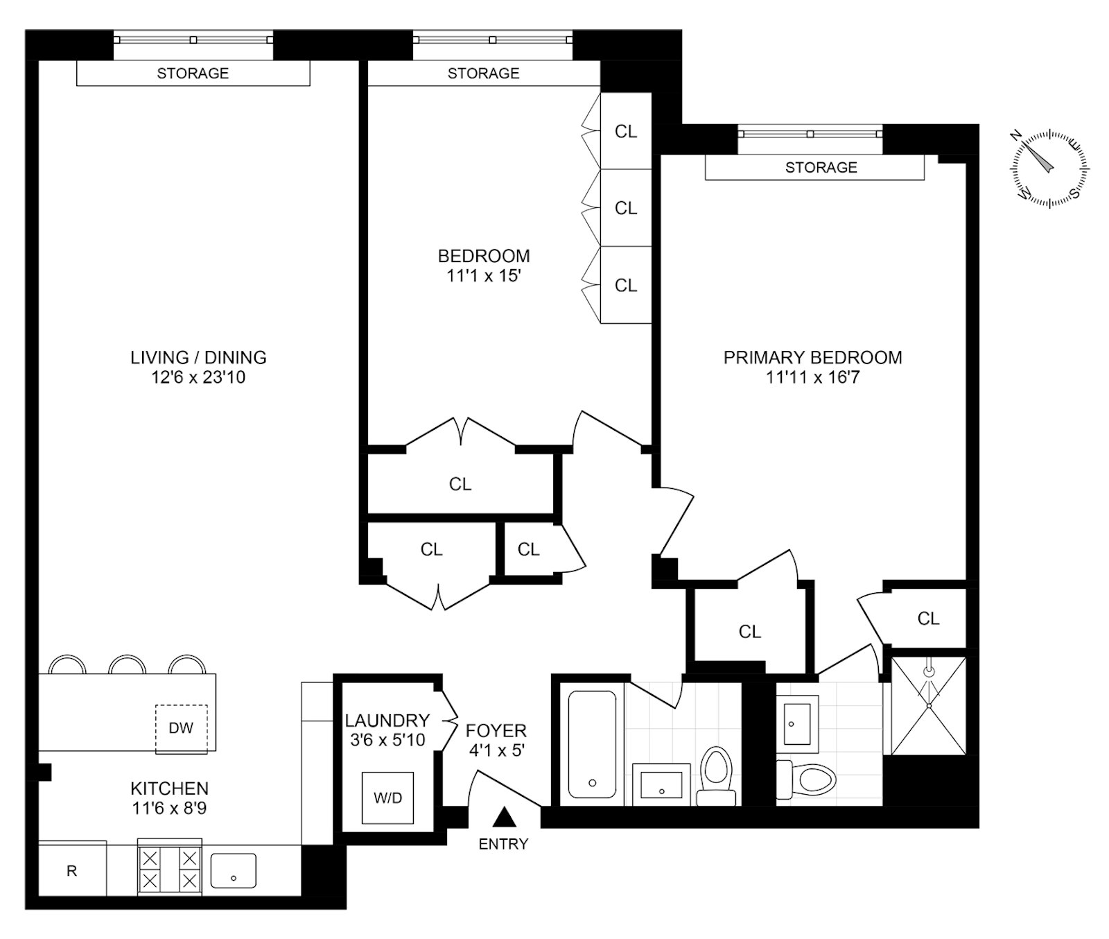 Floorplan for 64 East 94th Street