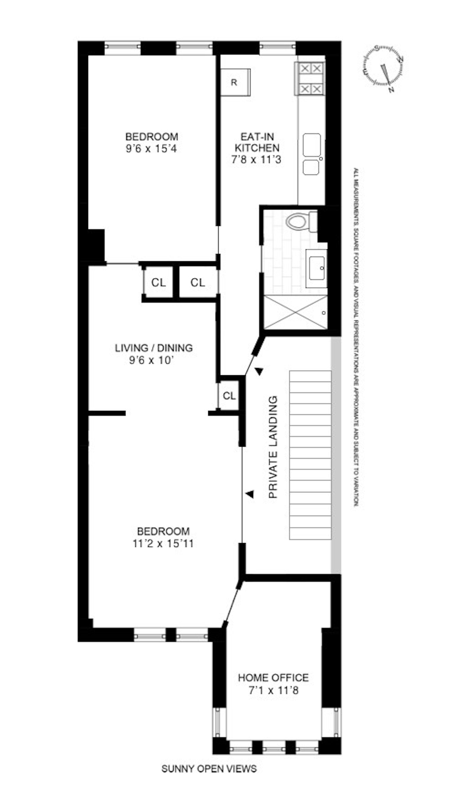 Floorplan for 606 Lincoln Place