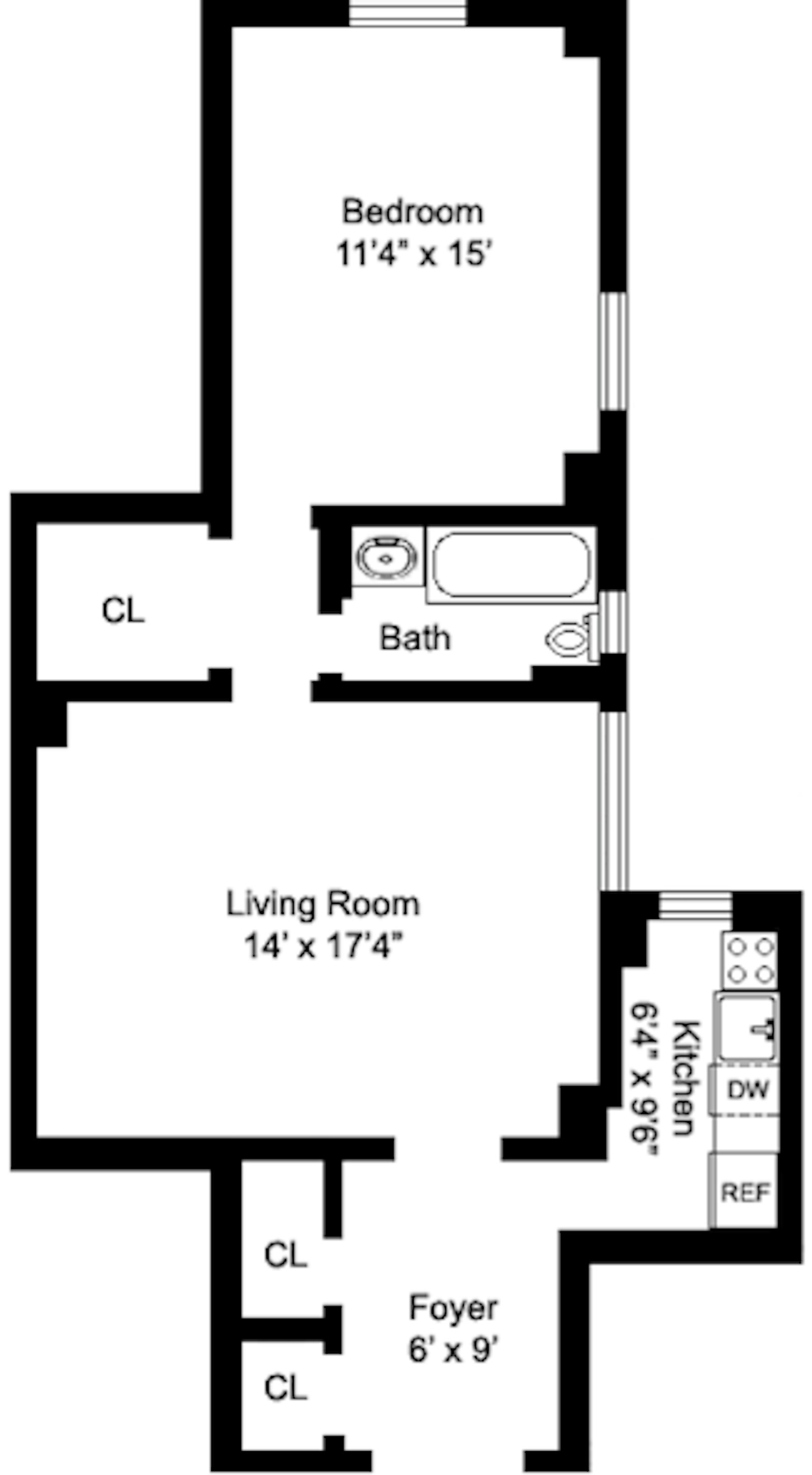 Floorplan for 235 West End Avenue, 3C