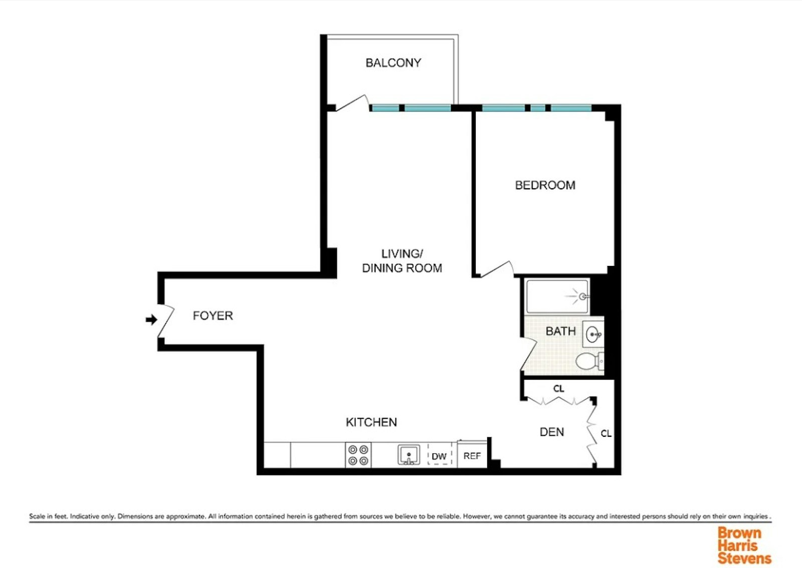 Floorplan for 114 Mulberry Street, 403