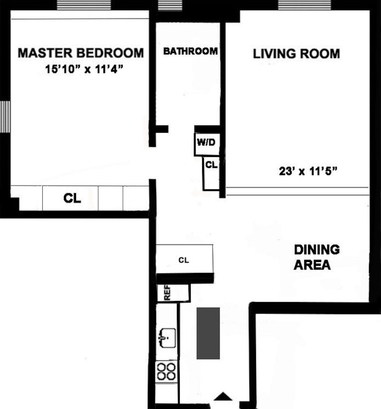 Floorplan for 25 Central Park West, 19U