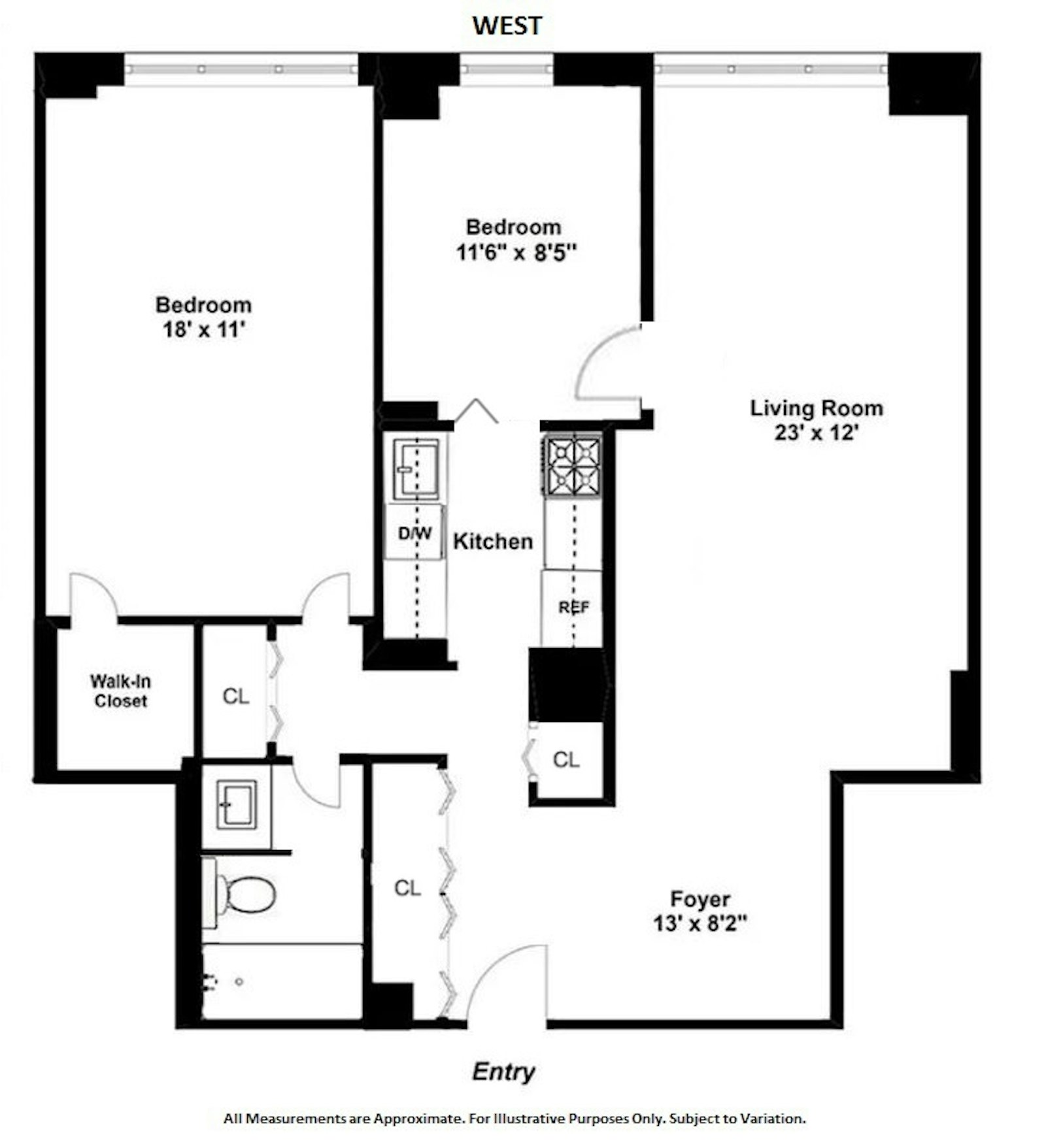 Floorplan for 300 East 40th Street, 20S