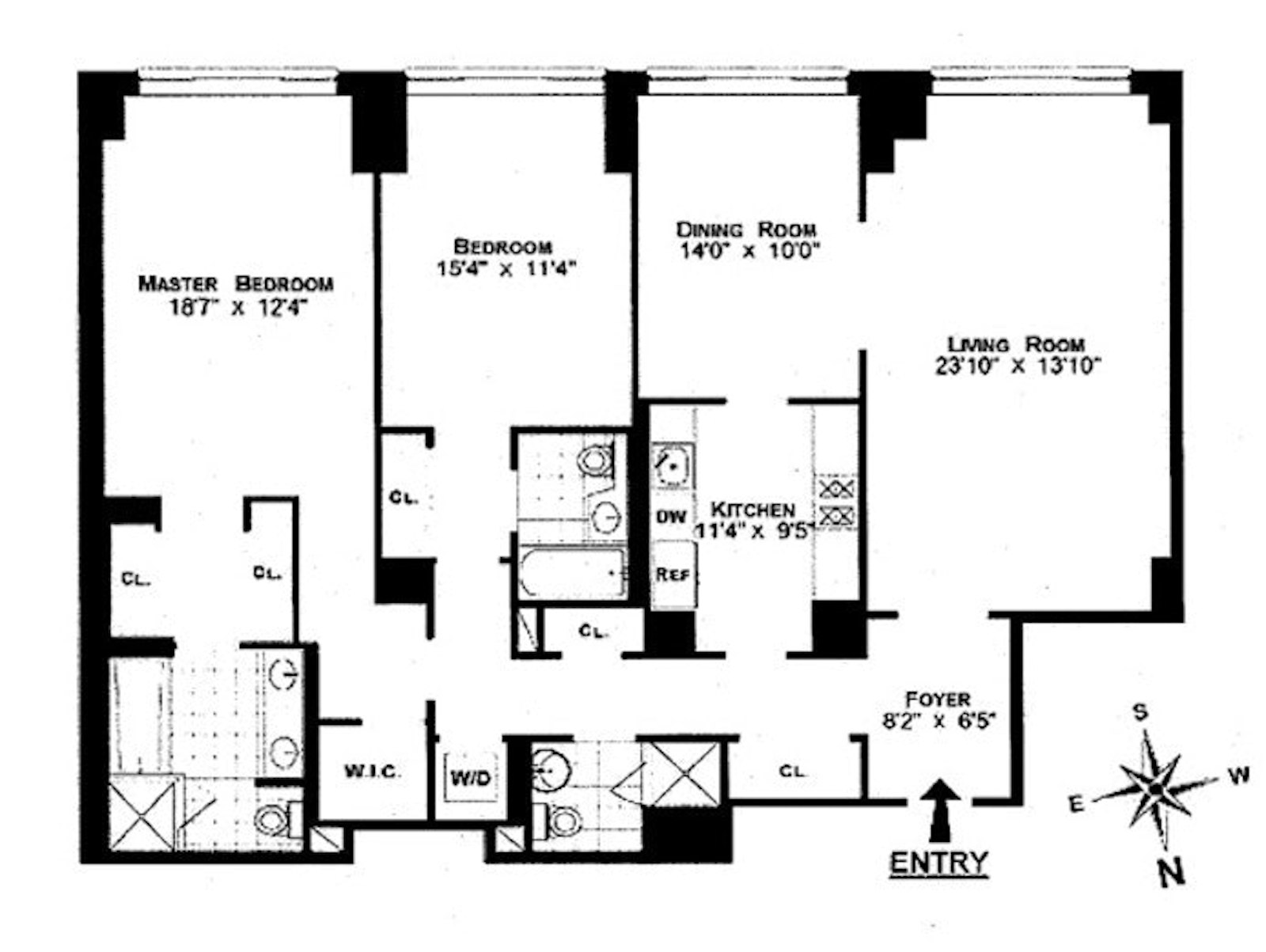 Floorplan for 308 East 72nd Street, 3D
