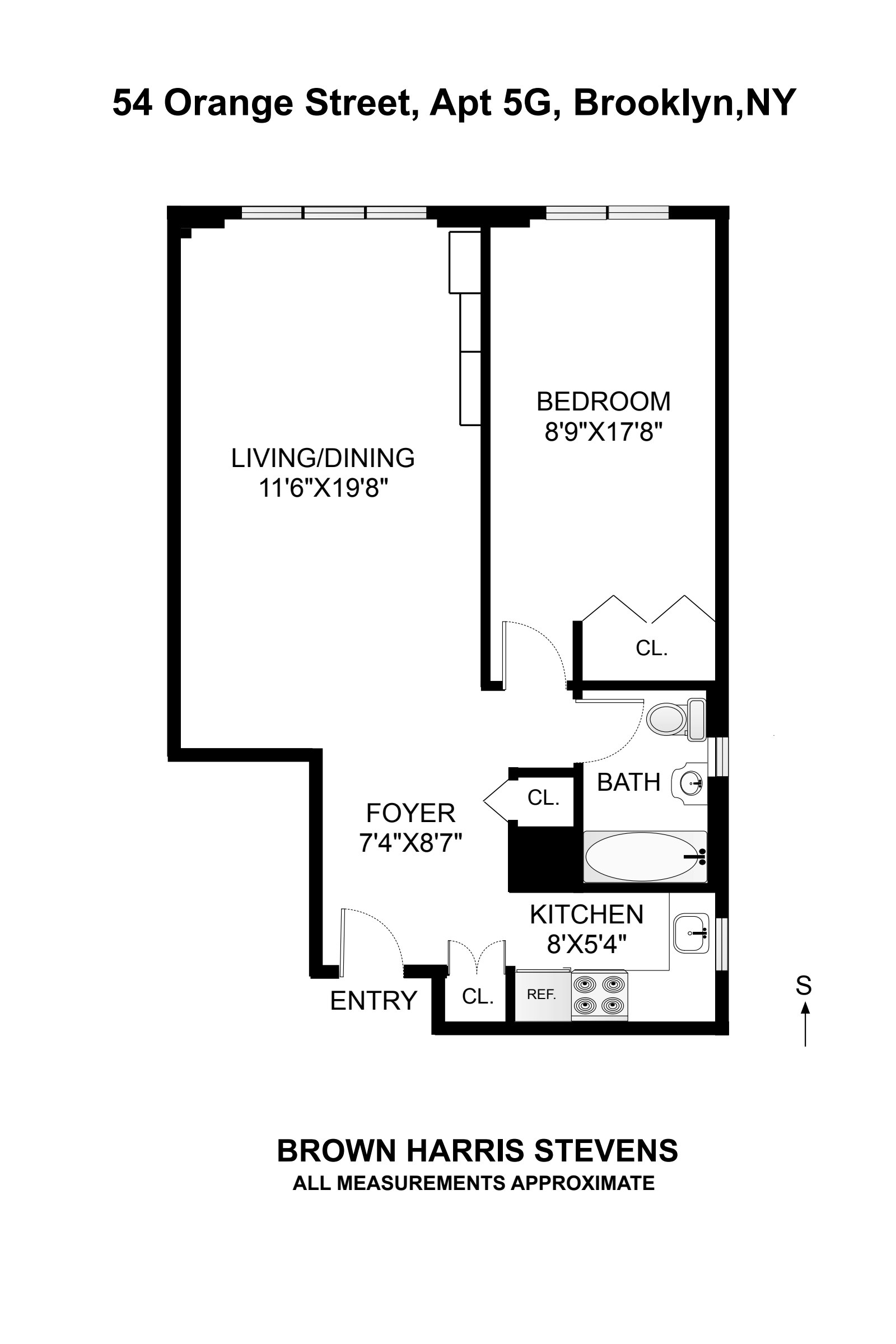 Floorplan for 54 Orange Street, 5G