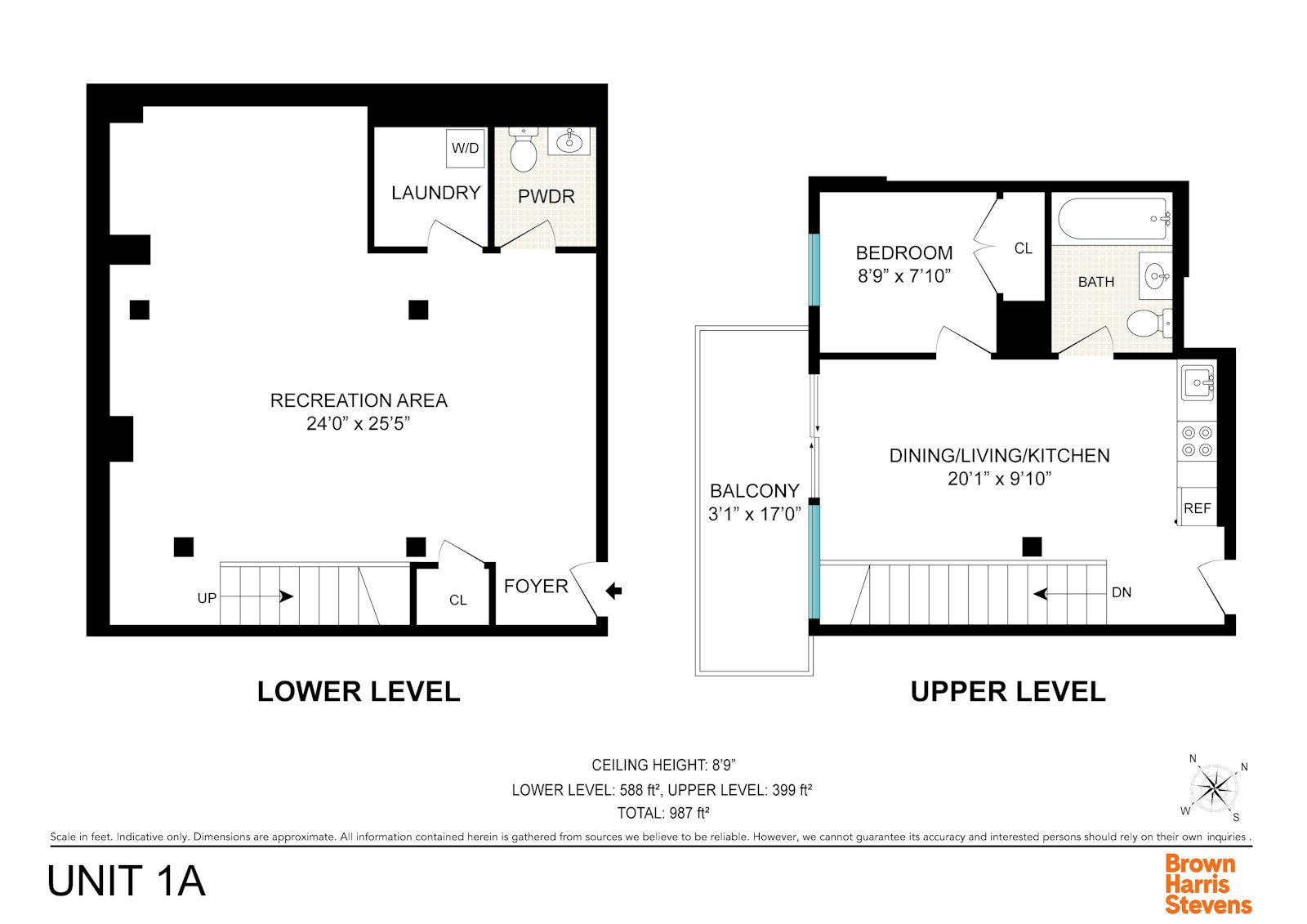 Floorplan for 100 Norfolk Street, A1