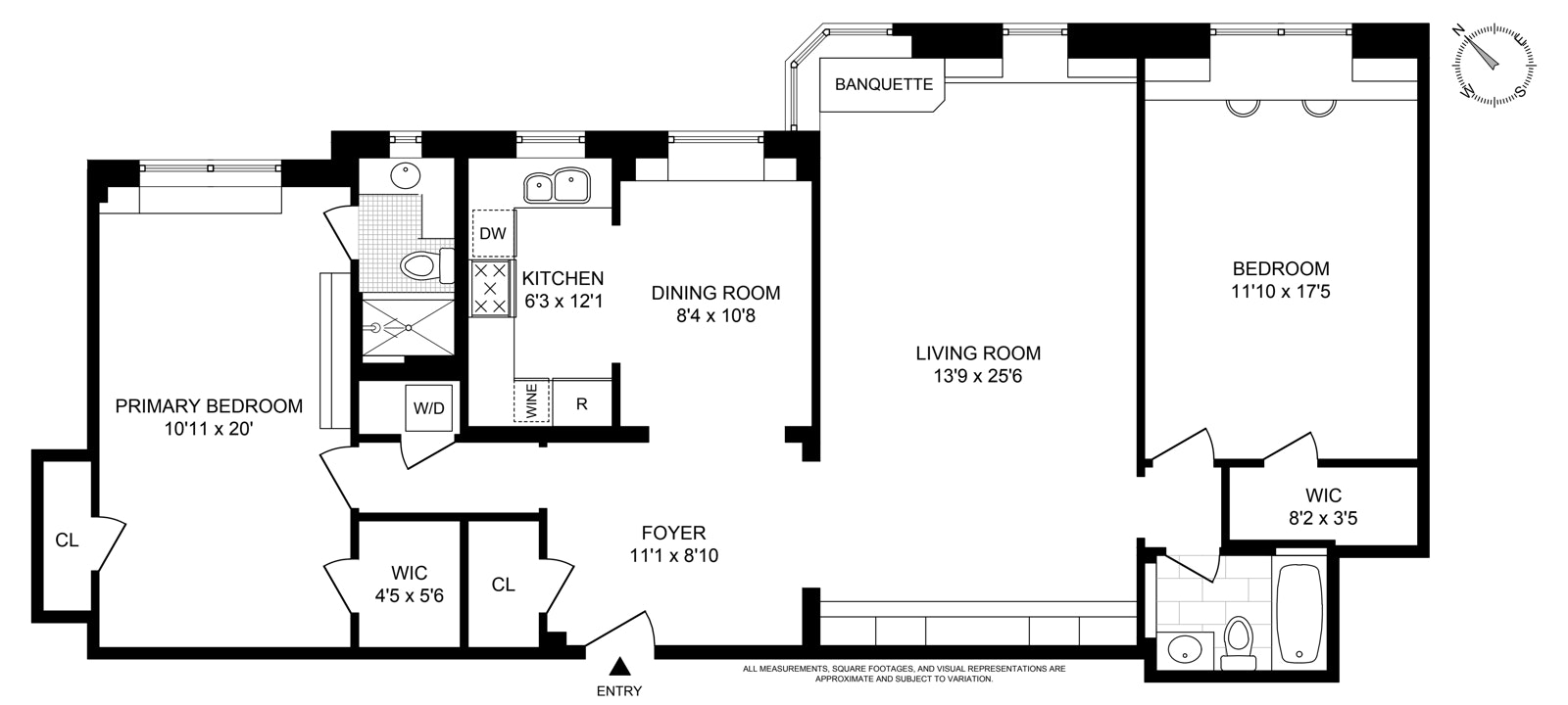 Floorplan for 140 Riverside Drive, 18O