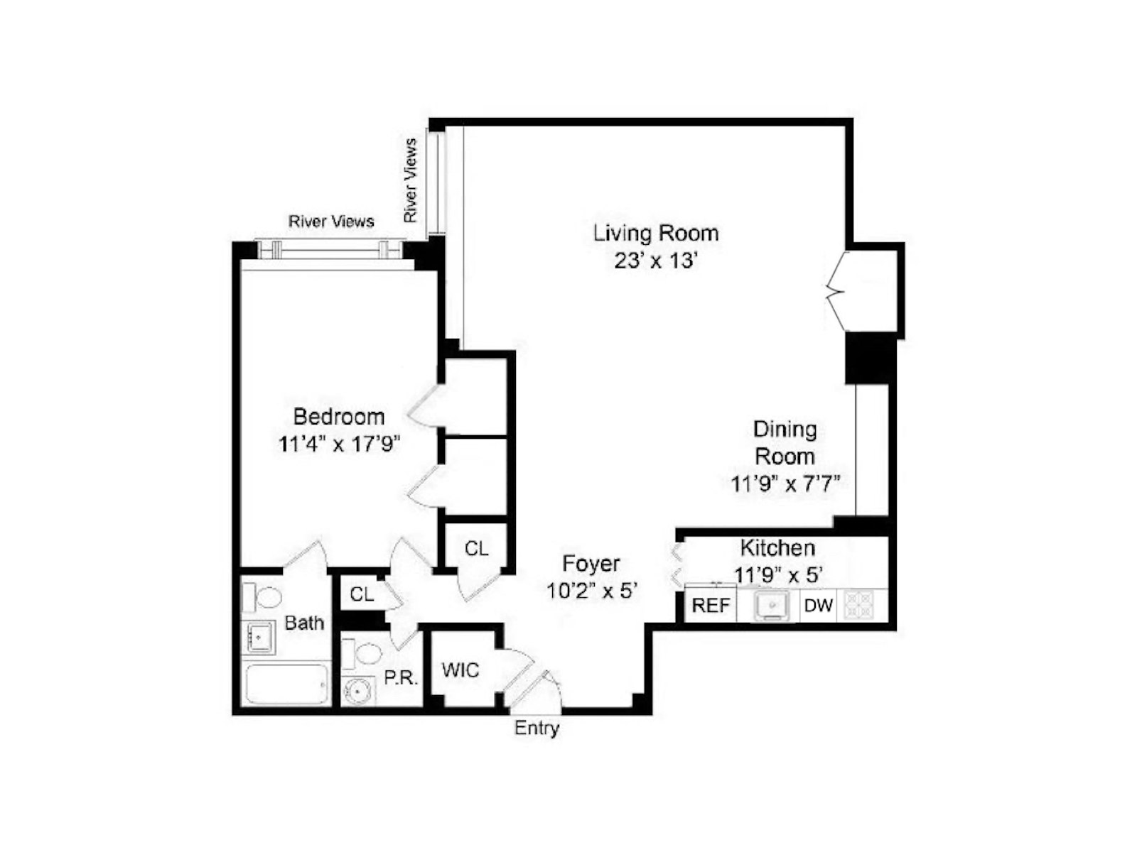 Floorplan for 45 Sutton Place South, 20G