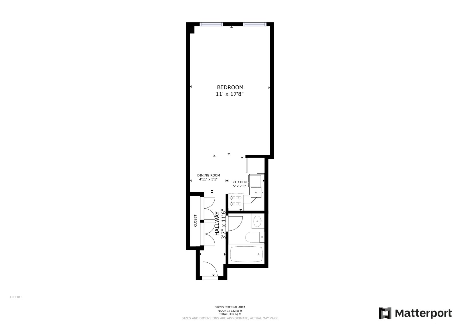 Floorplan for 186 West 80th Street, 5G