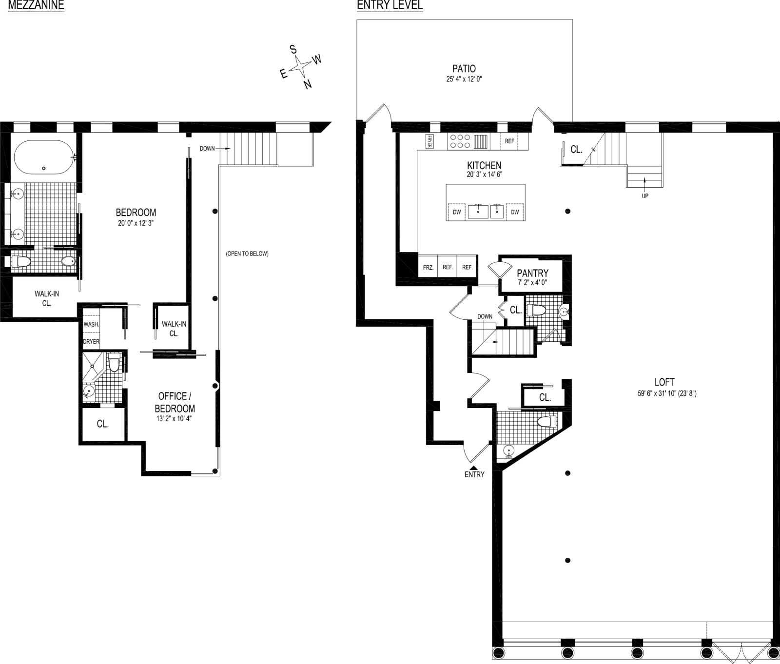 Floorplan for 45 Warren Street