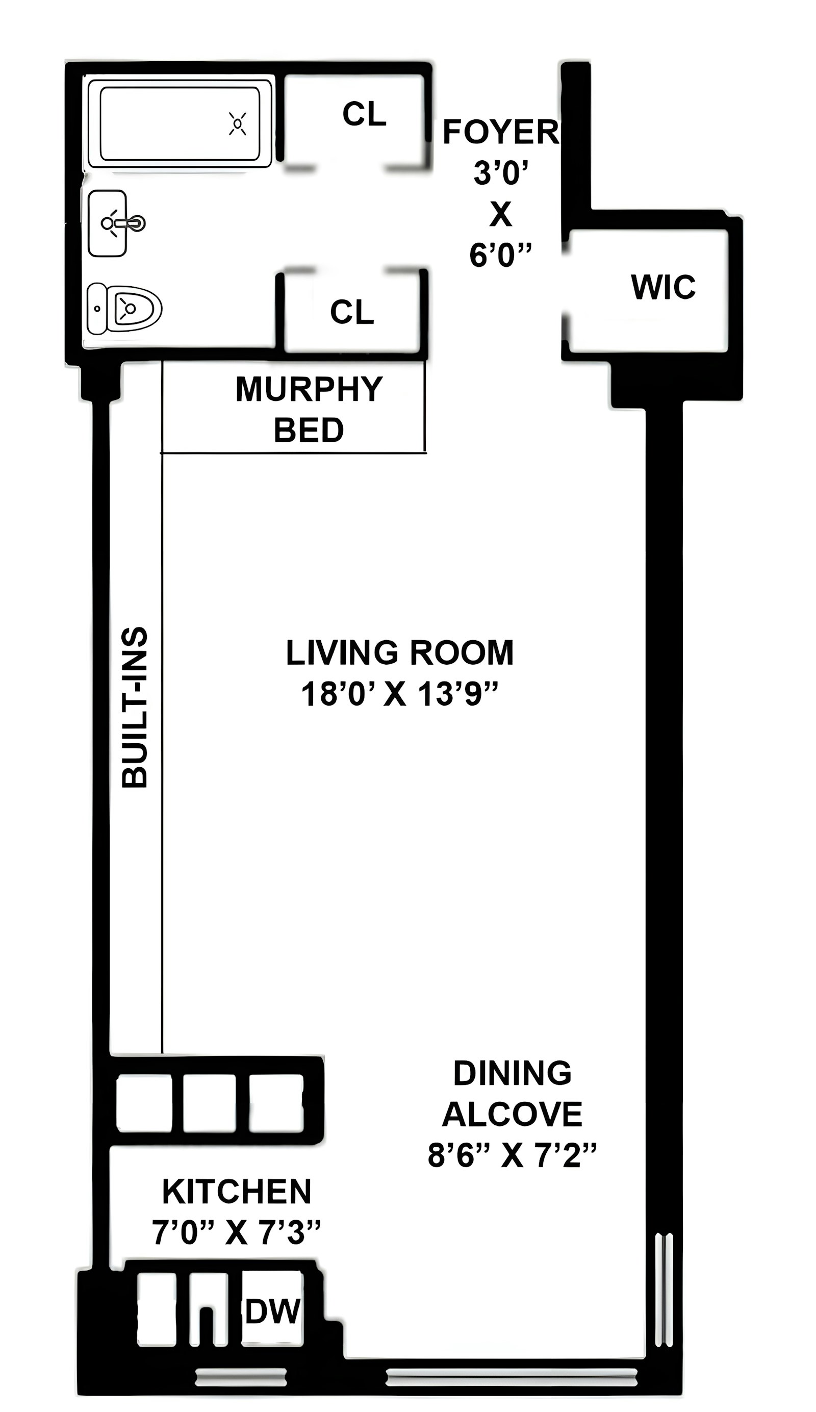 Floorplan for 315 East 69th Street, 7G