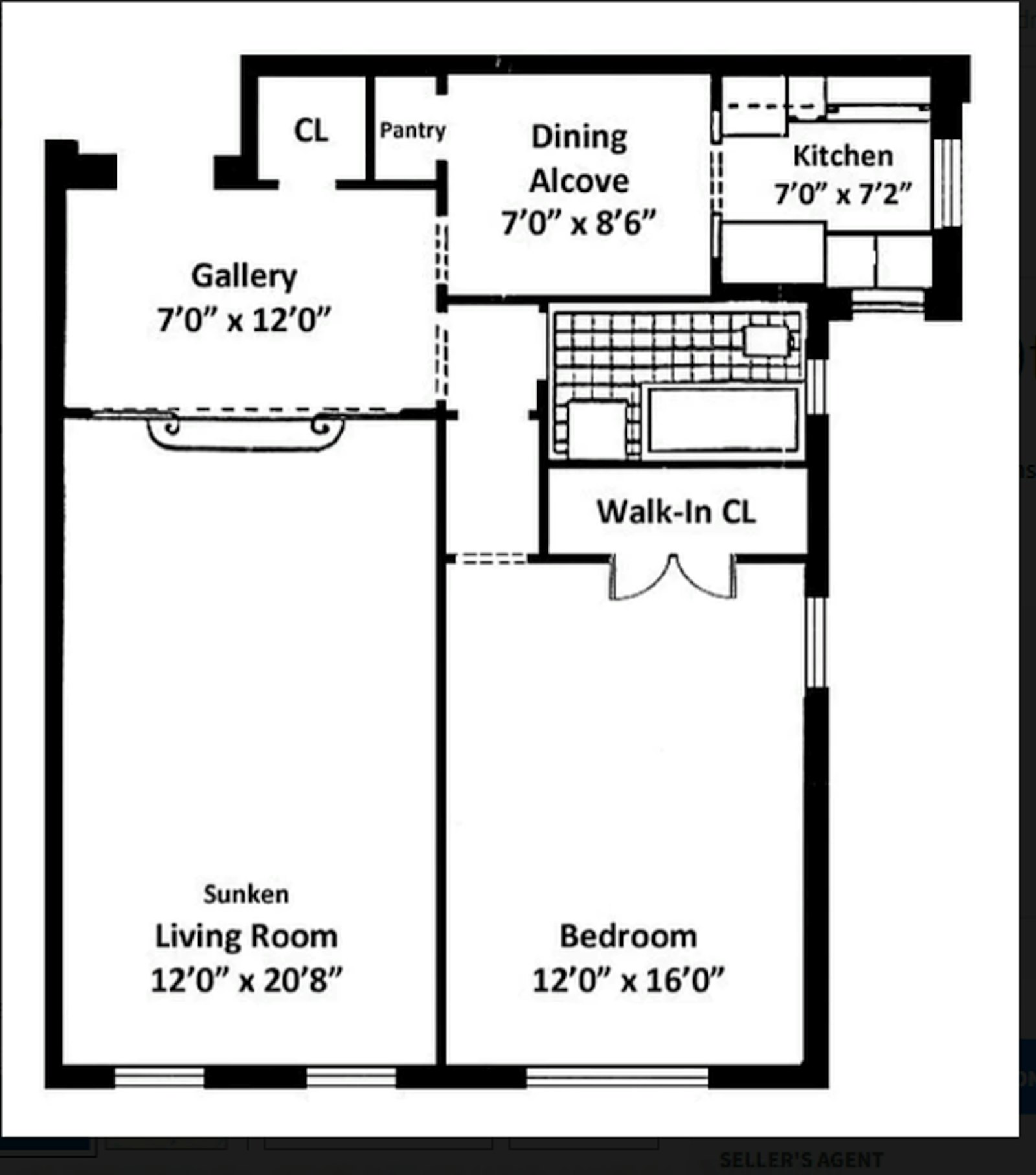 Floorplan for 349 East 49th Street, 6P