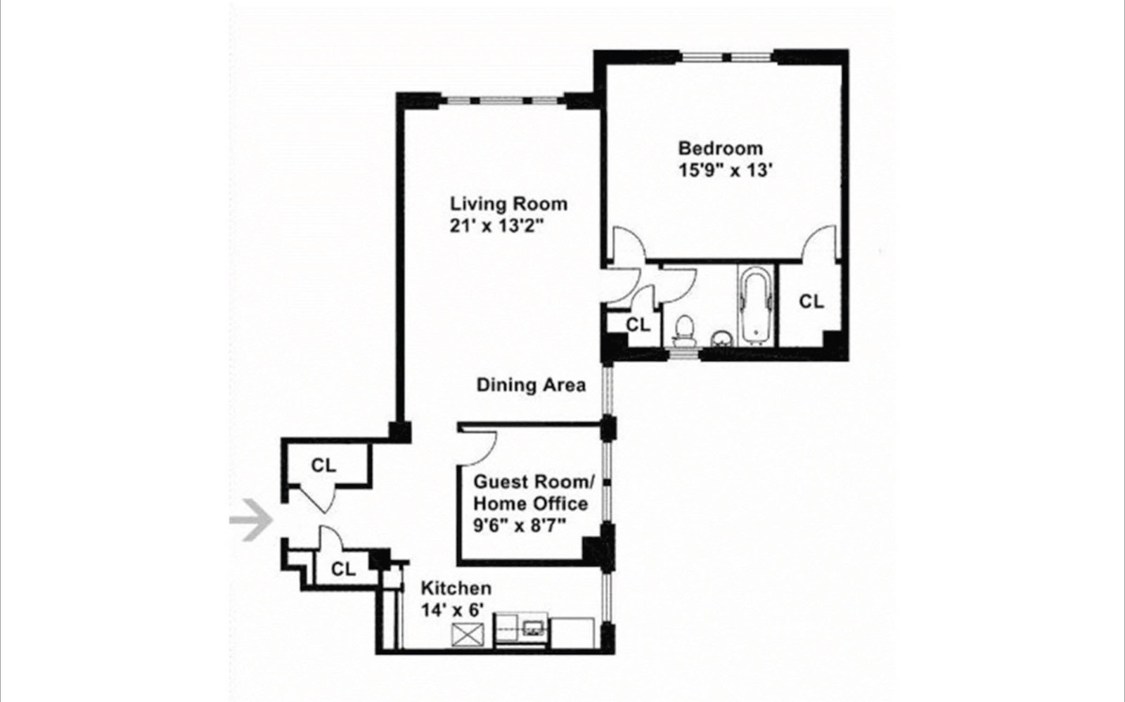 Floorplan for 865 United Nations Plaza