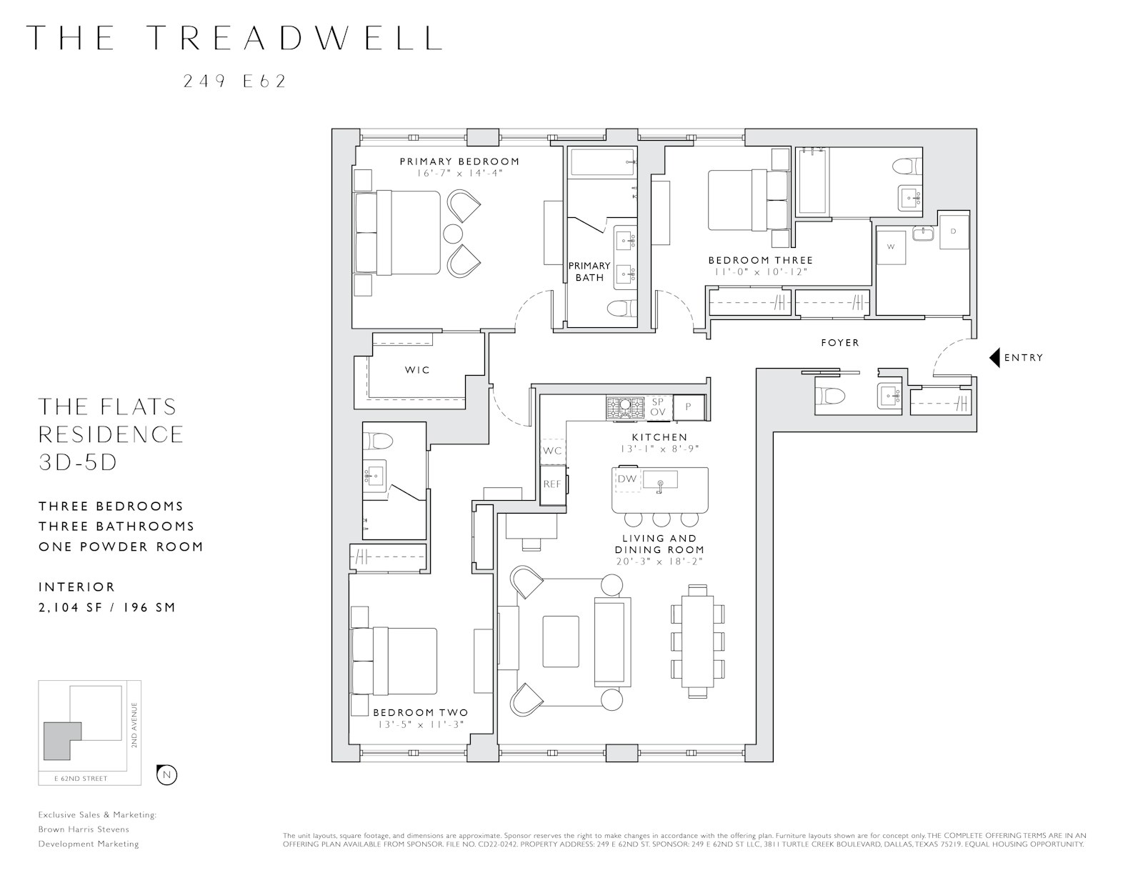 Floorplan for 249 East 62nd Street, 4D
