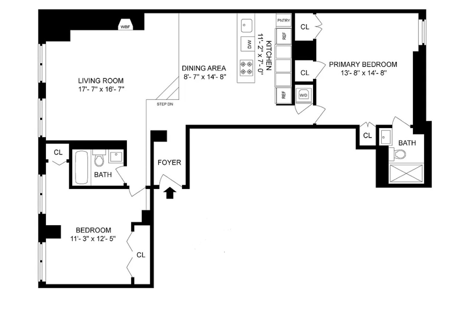 Floorplan for 248 East 31st Street, 7C