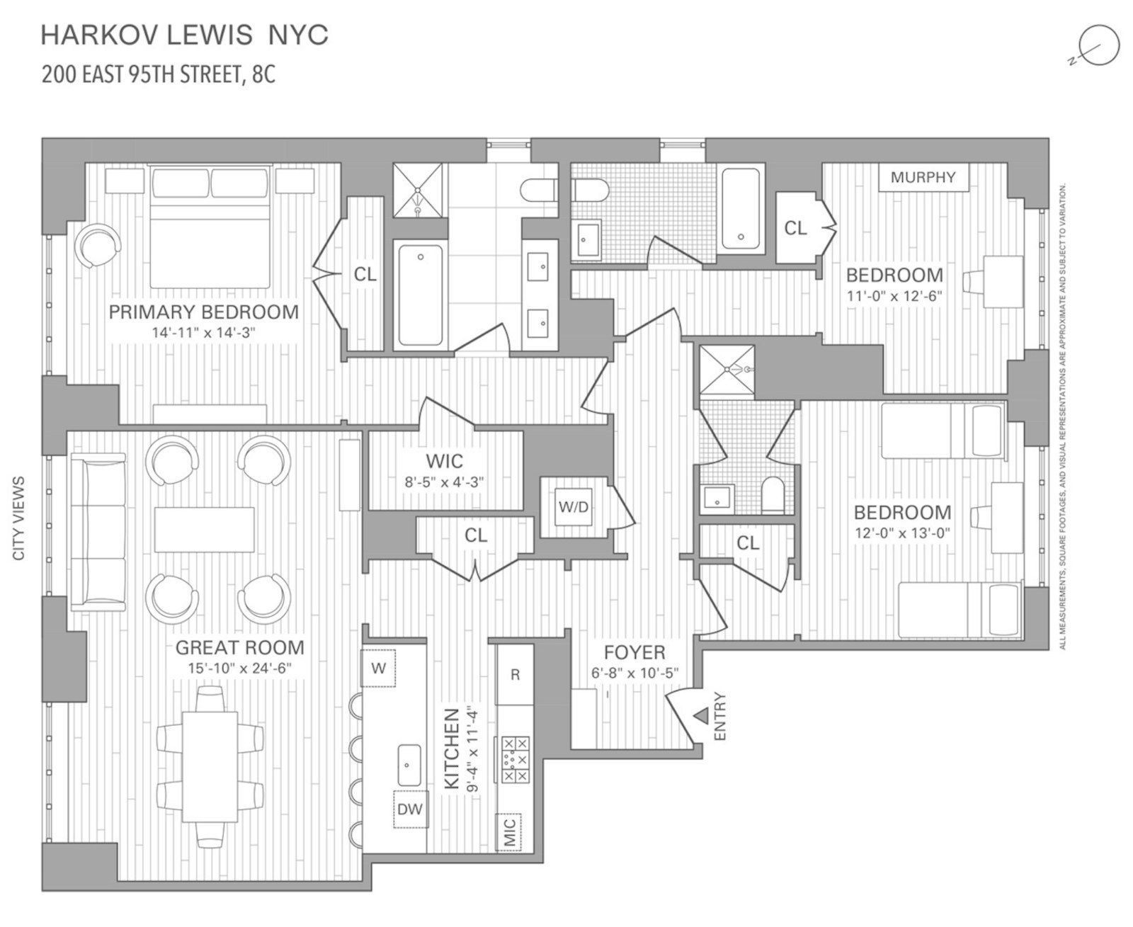 Floorplan for 200 East 95th Street
