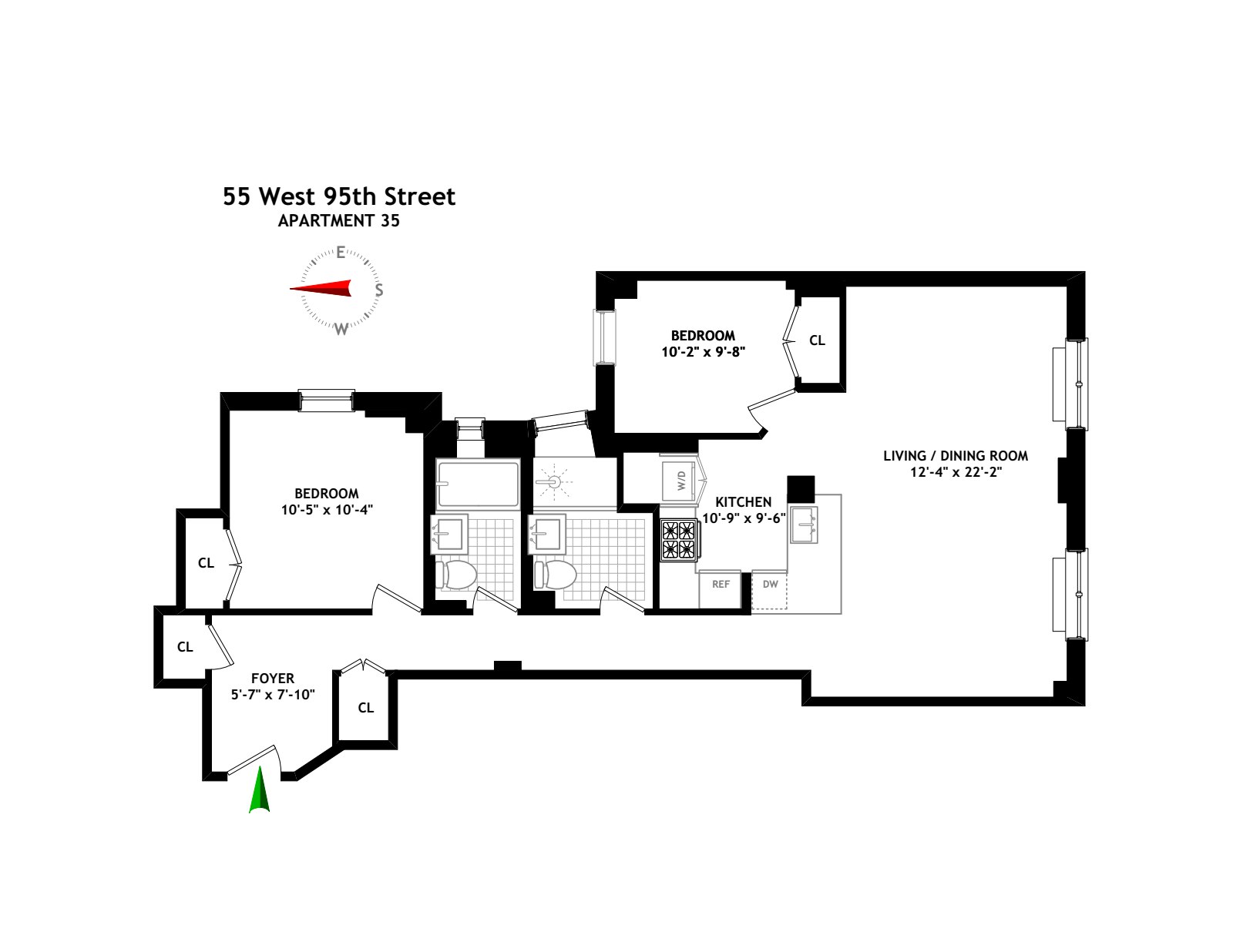 55 West 95th Street 35 Upper West Side New York NY 10025
