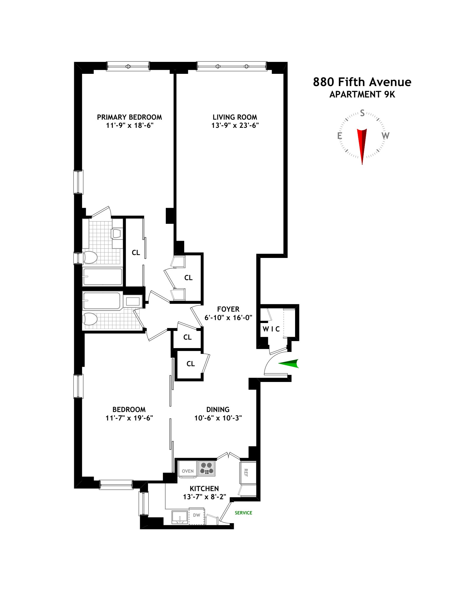 880 Fifth Avenue 9K Upper East Side New York NY 10021