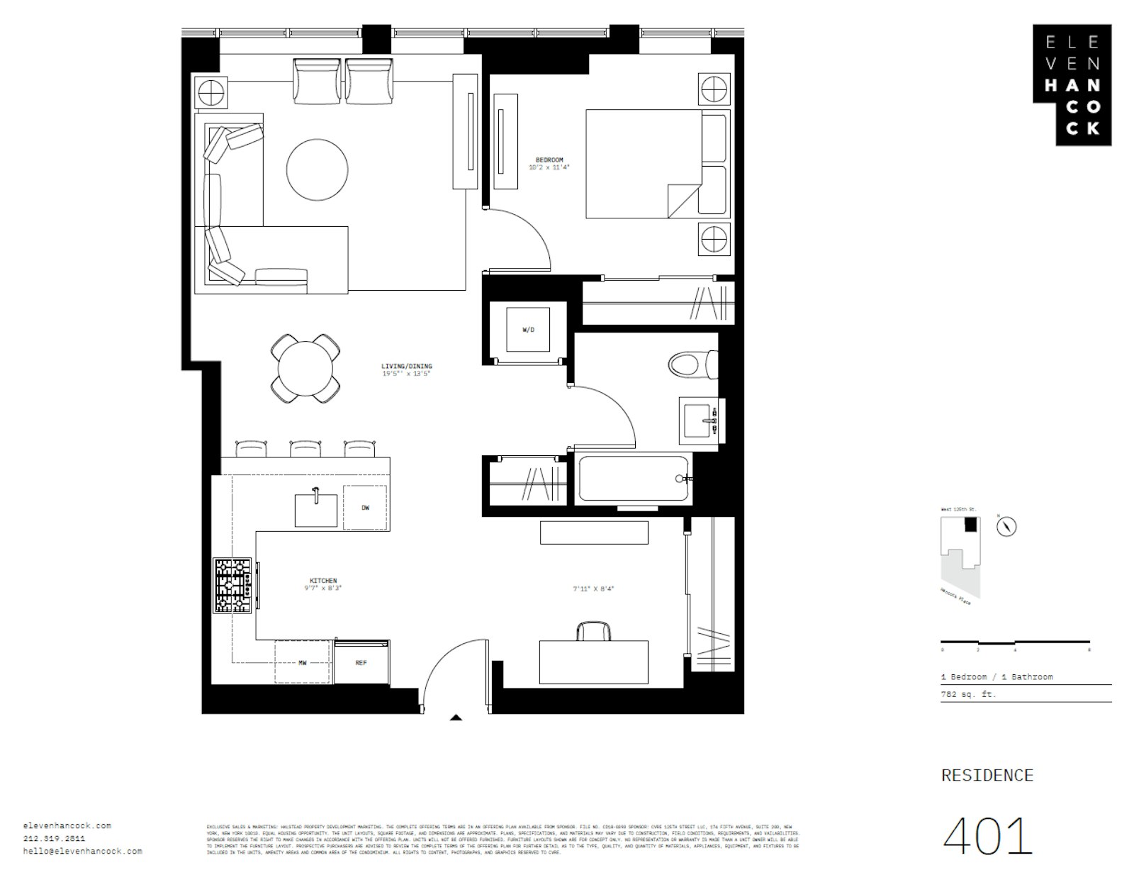 Floorplan for 11 Hancock Place