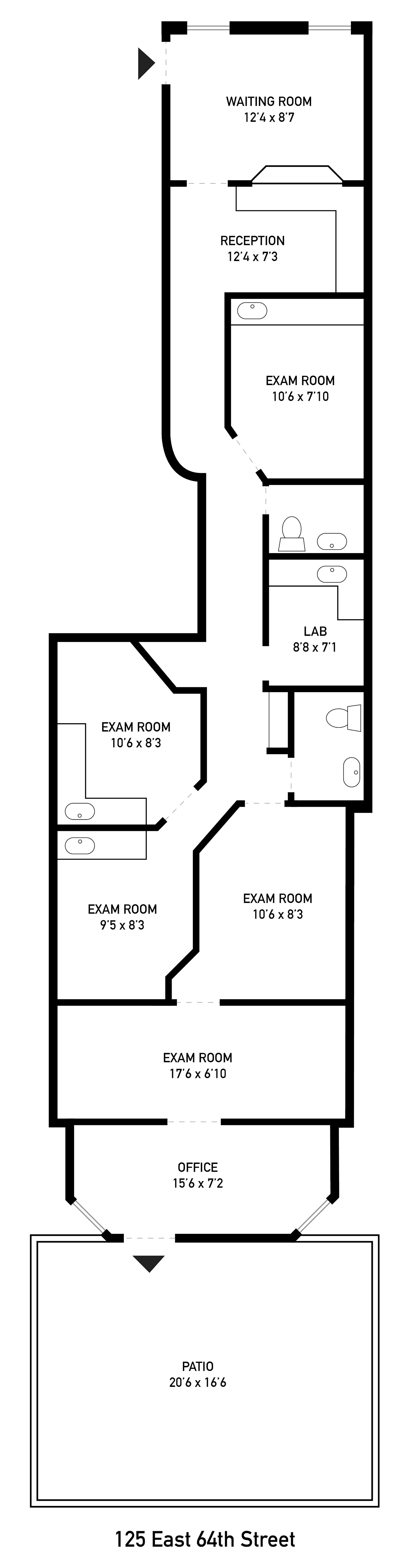 Floorplan for 125 East 64th Street