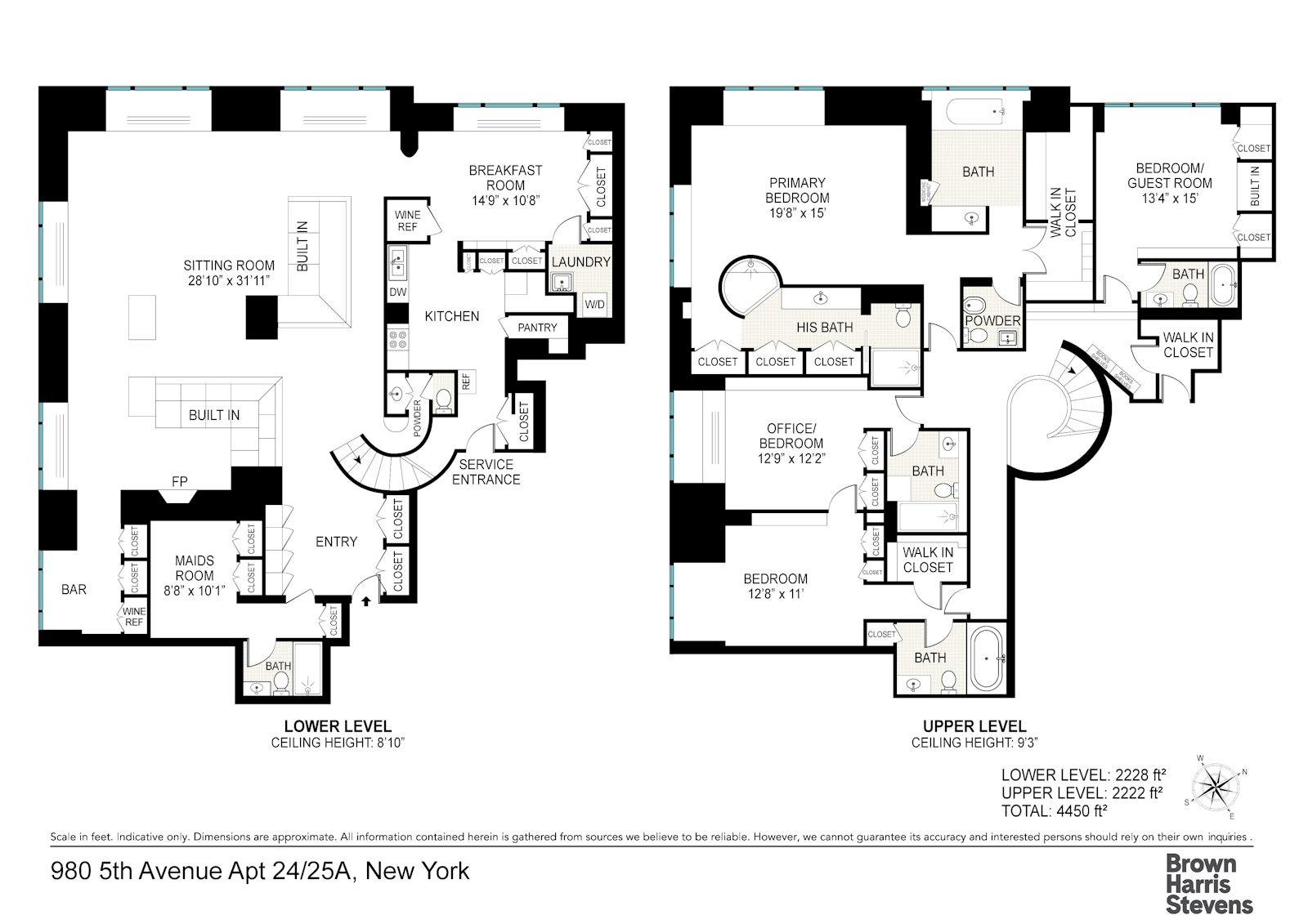 980 Fifth Avenue 24/25A Upper East Side New York NY 10075