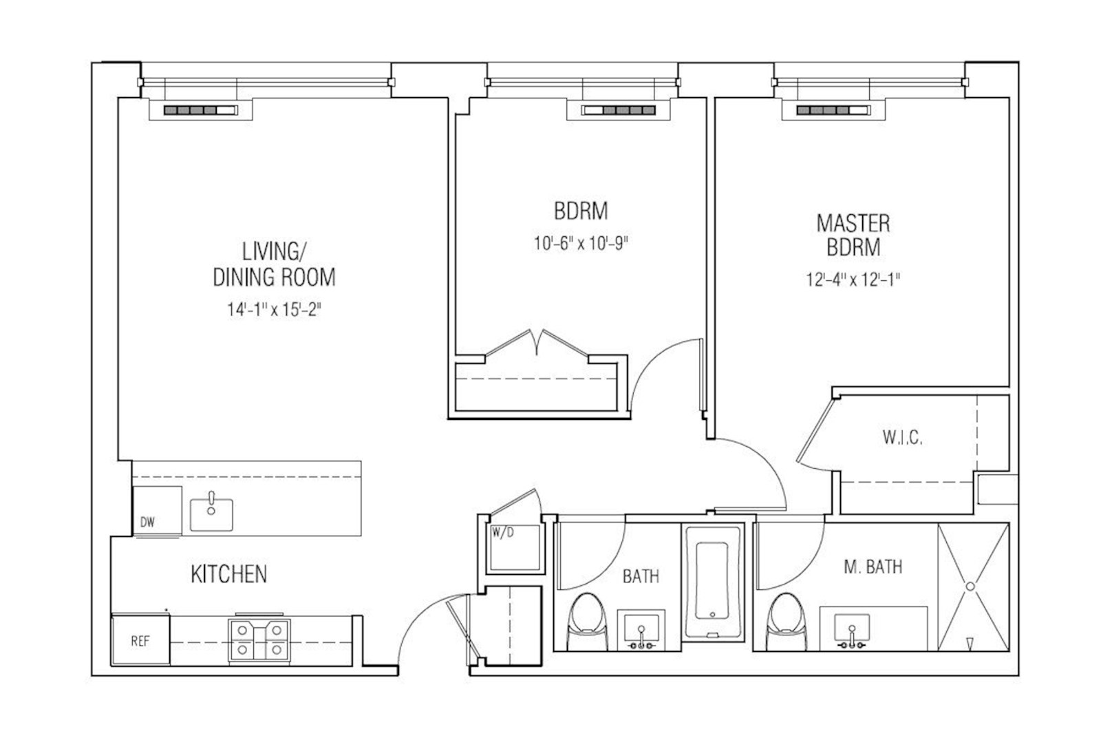 Floorplan for 80 Metropolitan Avenue, M5