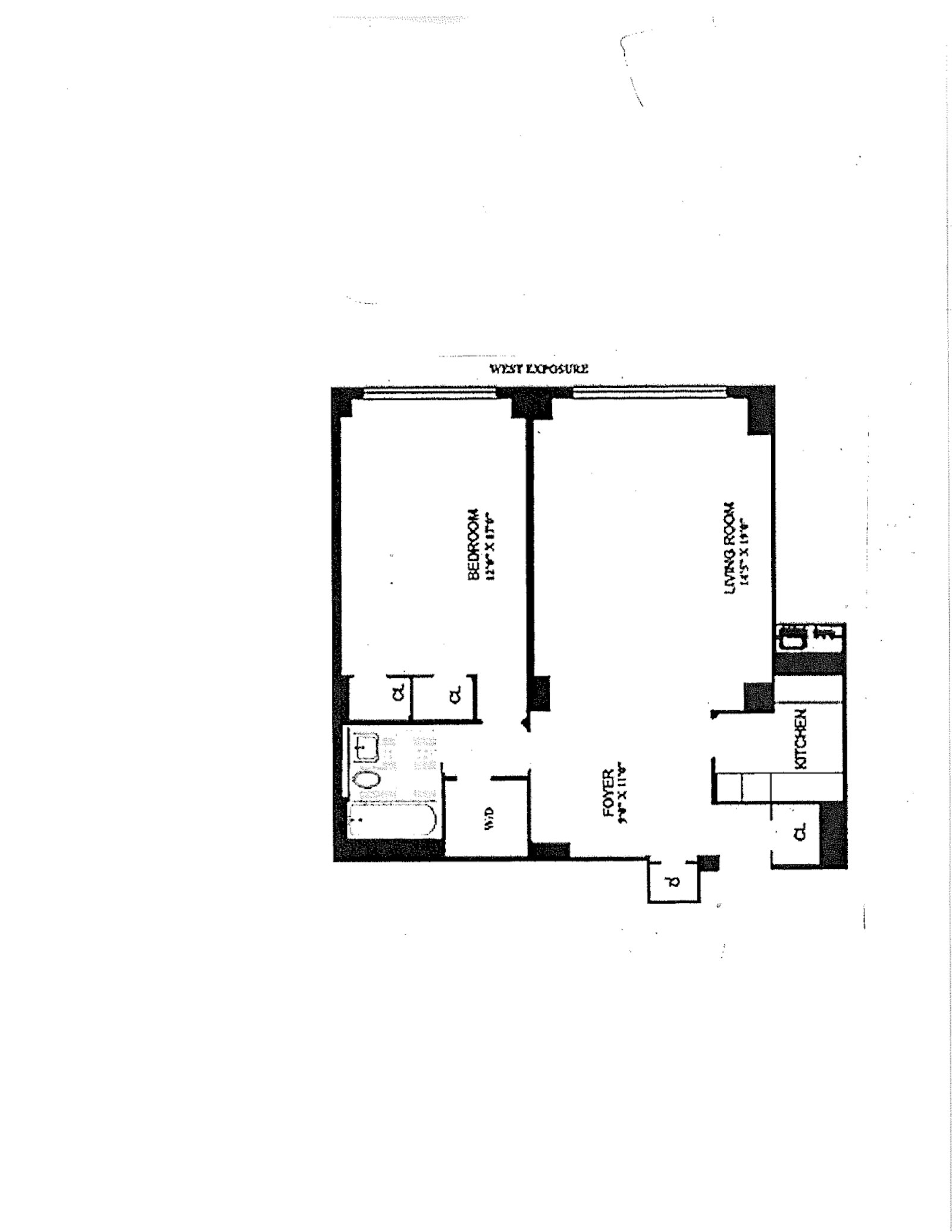 Floorplan for 166 East 63rd Street, 17K